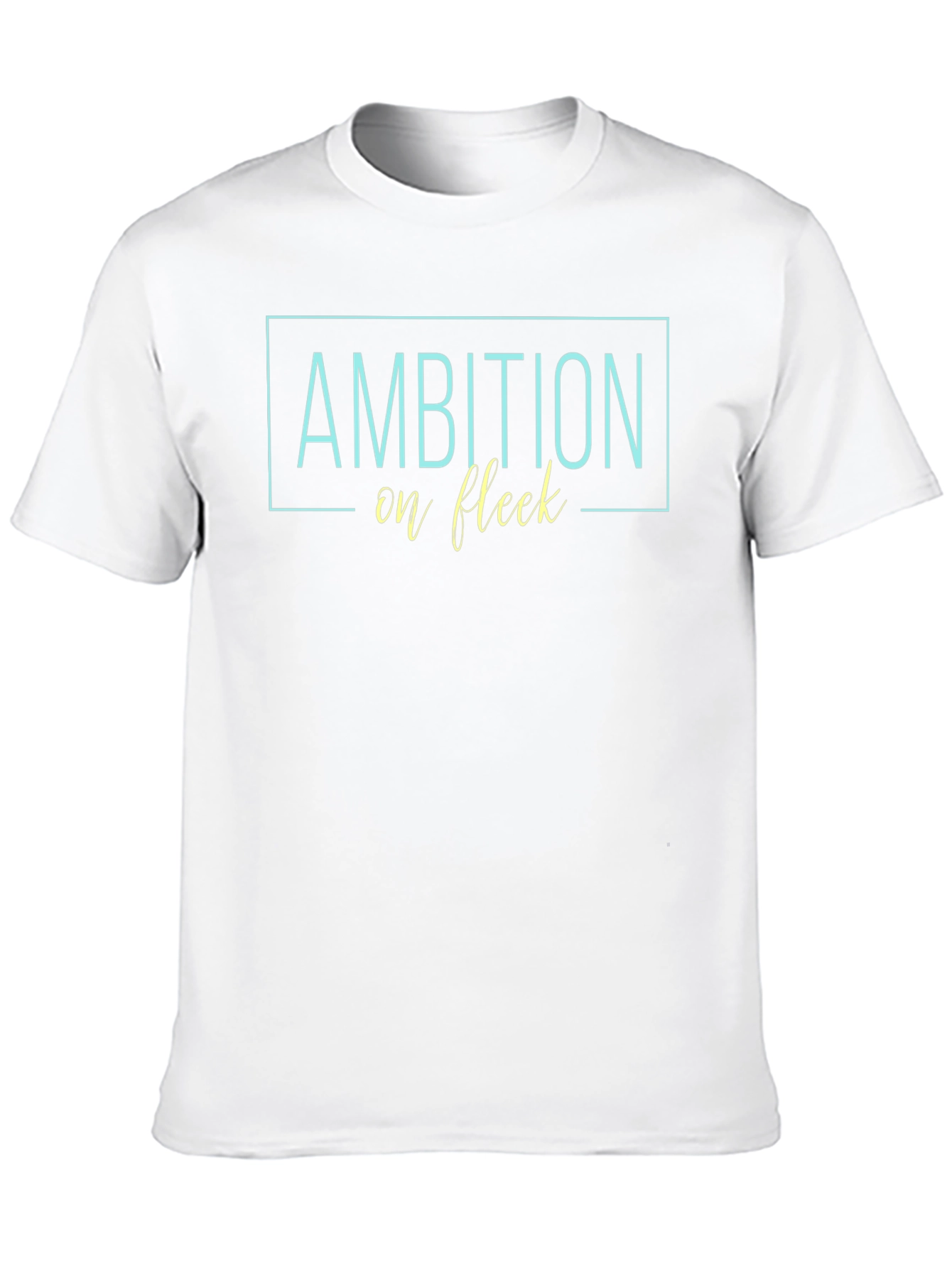 Ambition on Fleek Black Graphic Tee