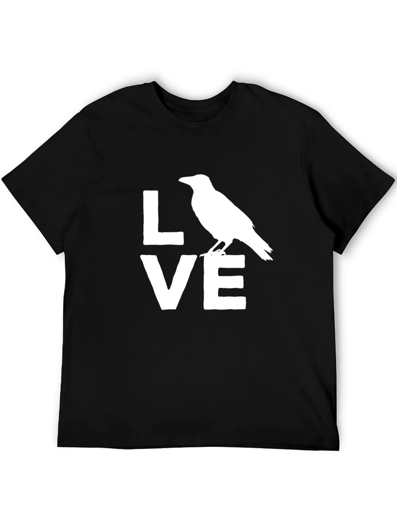 Raven Love Graphic T-Shirt - Unisex Crow Tee