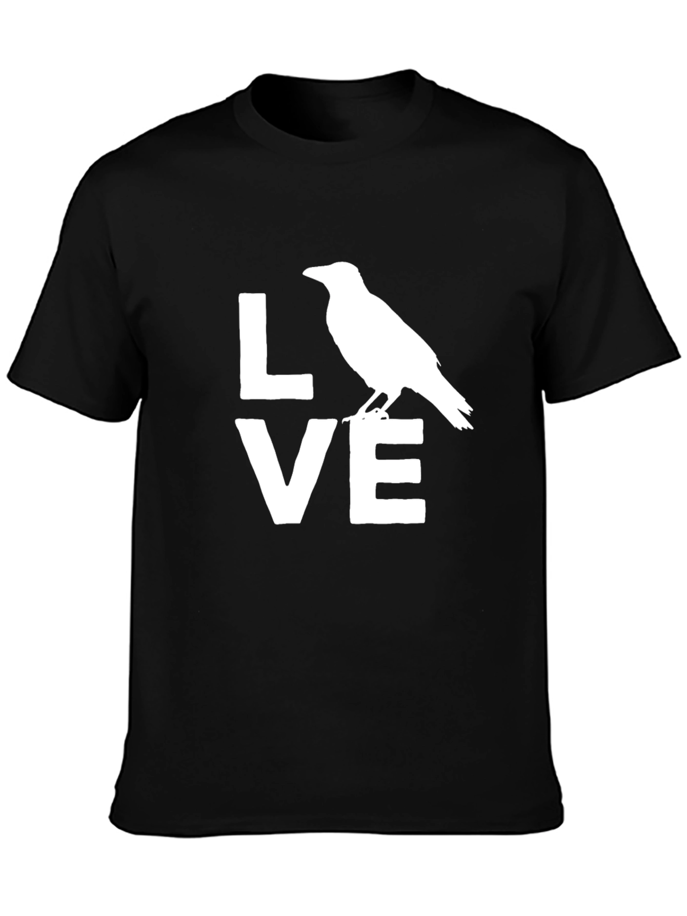 Raven Love Graphic T-Shirt - Unisex Crow Tee