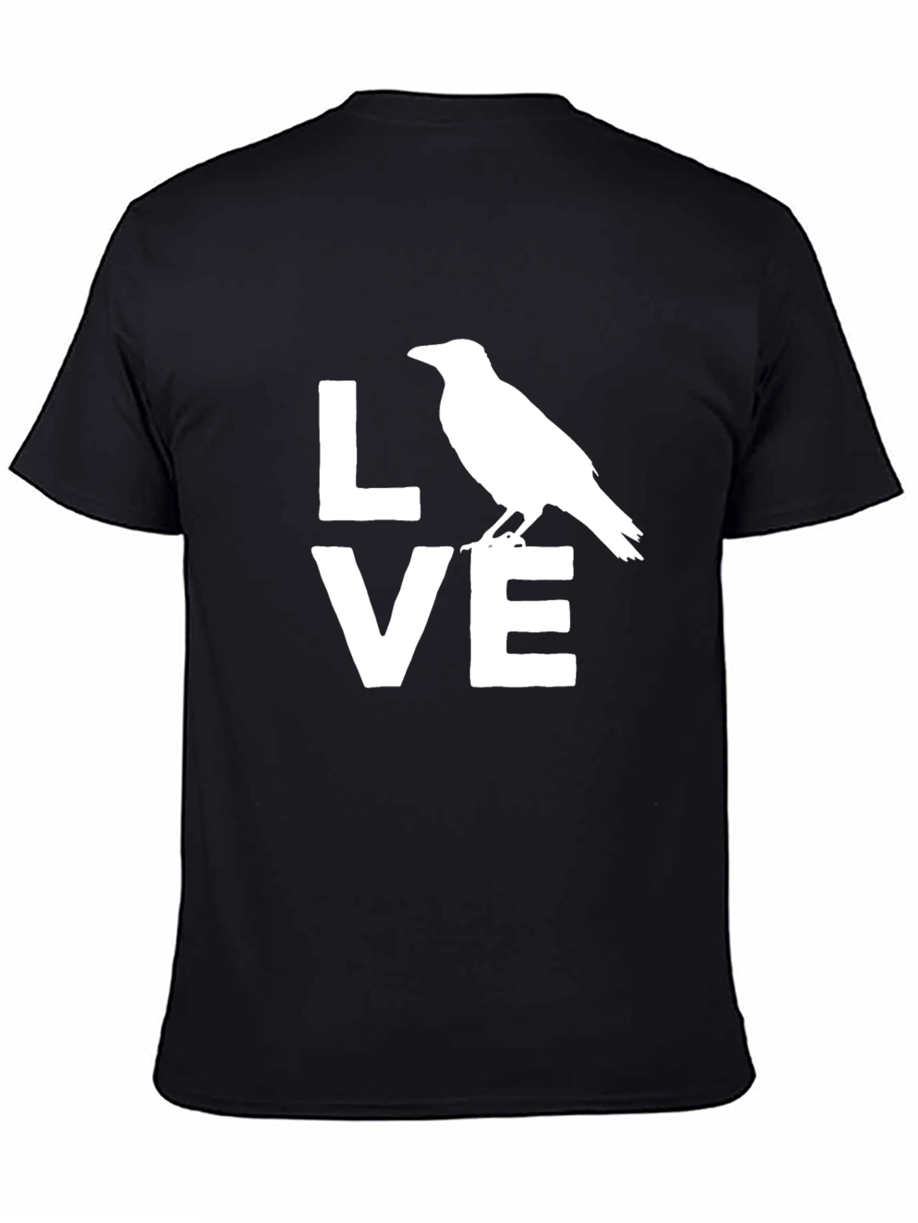 Raven Love Graphic T-Shirt - Unisex Crow Tee