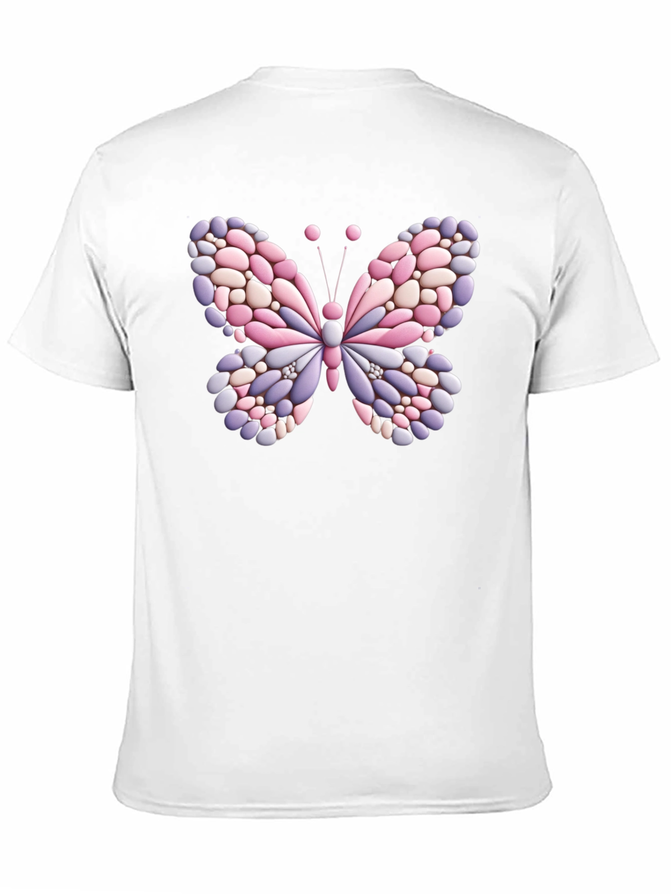 Butterfly Stone Graphic Black T-Shirt