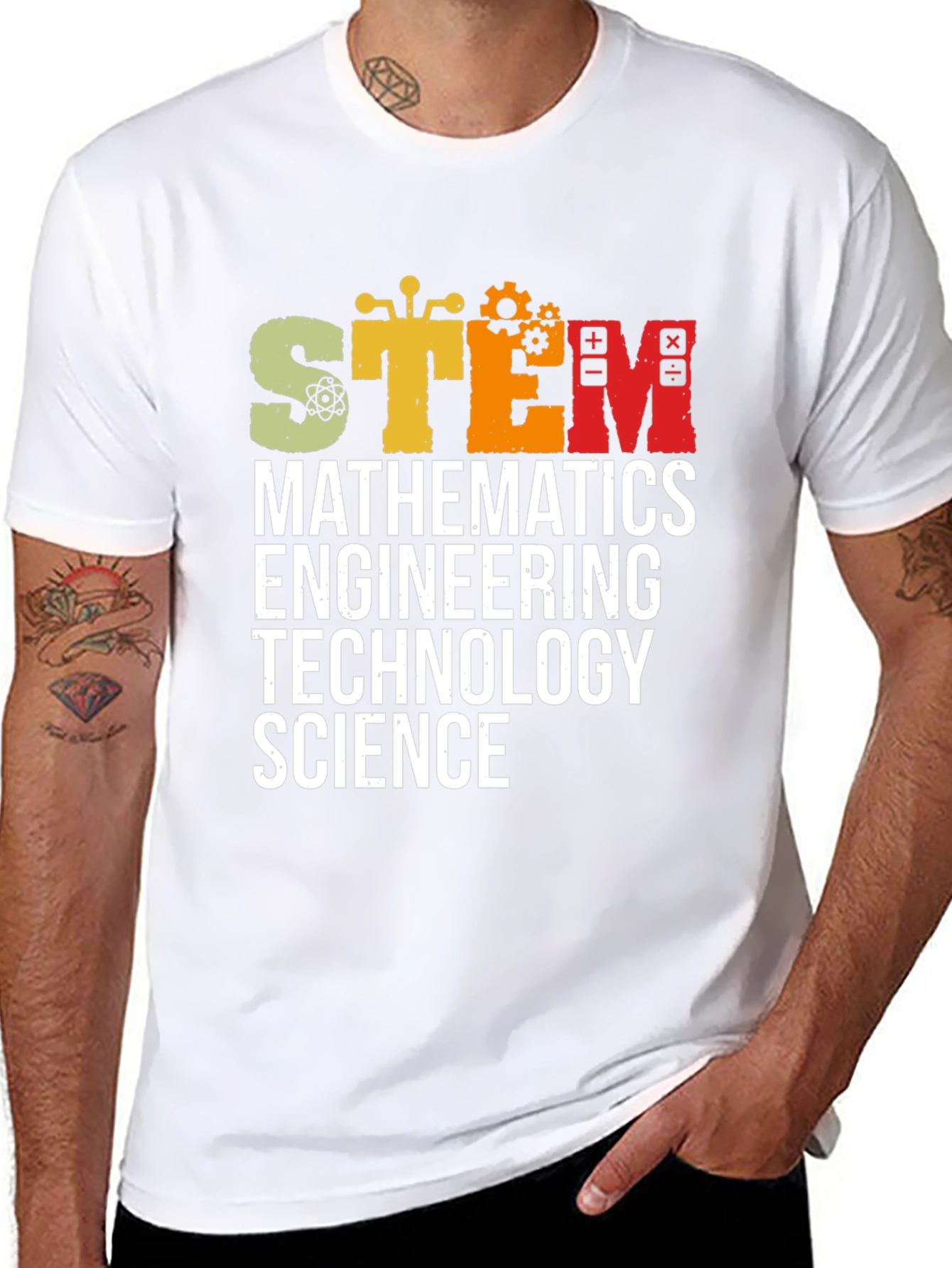 STEM Mathematics Science Teacher T-Shirt