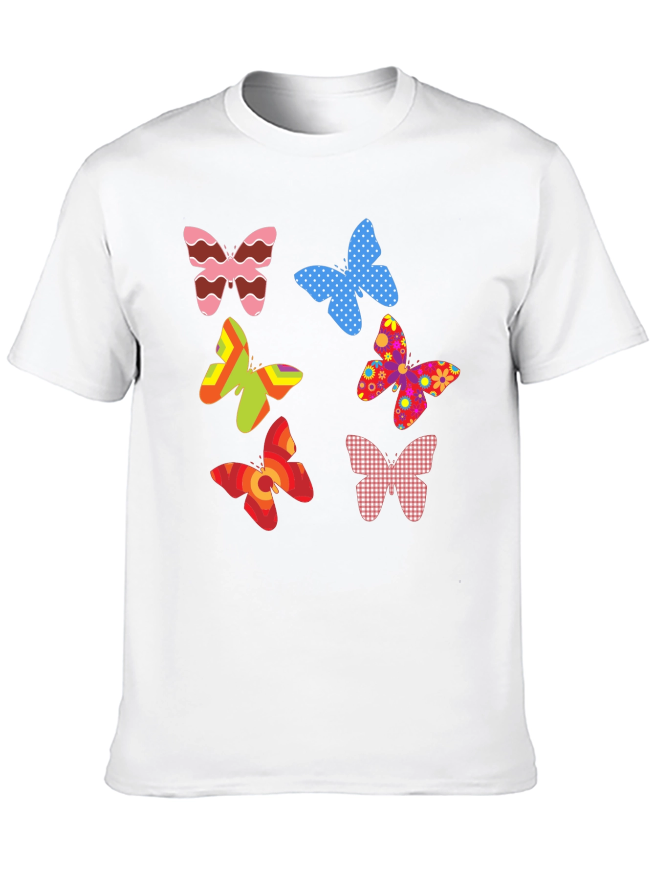 Butterfly Pattern T-Shirt