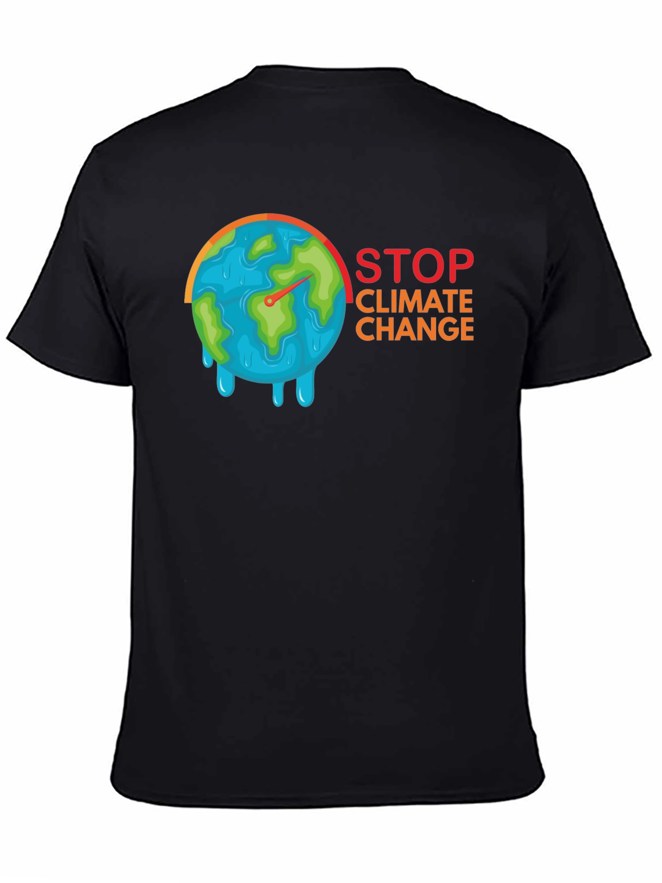 Stop Climate Change T-Shirt - Earth Melting