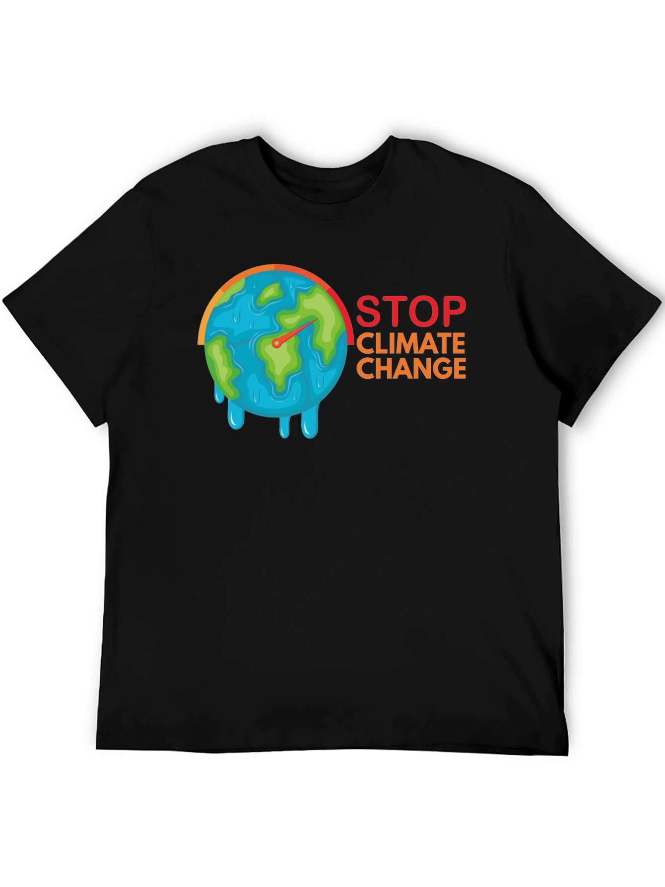 Stop Climate Change T-Shirt - Earth Melting
