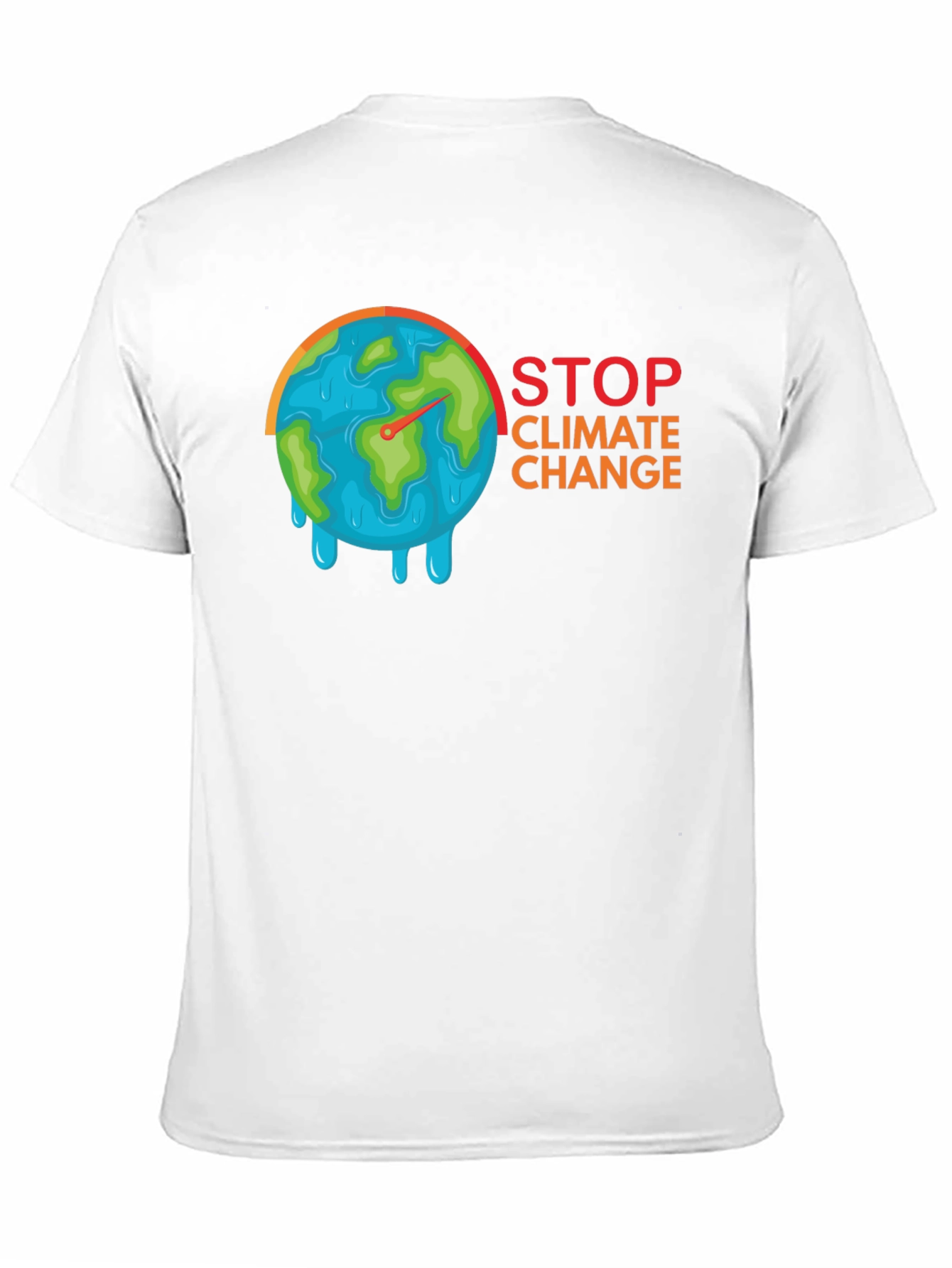 Stop Climate Change T-Shirt - Earth Melting