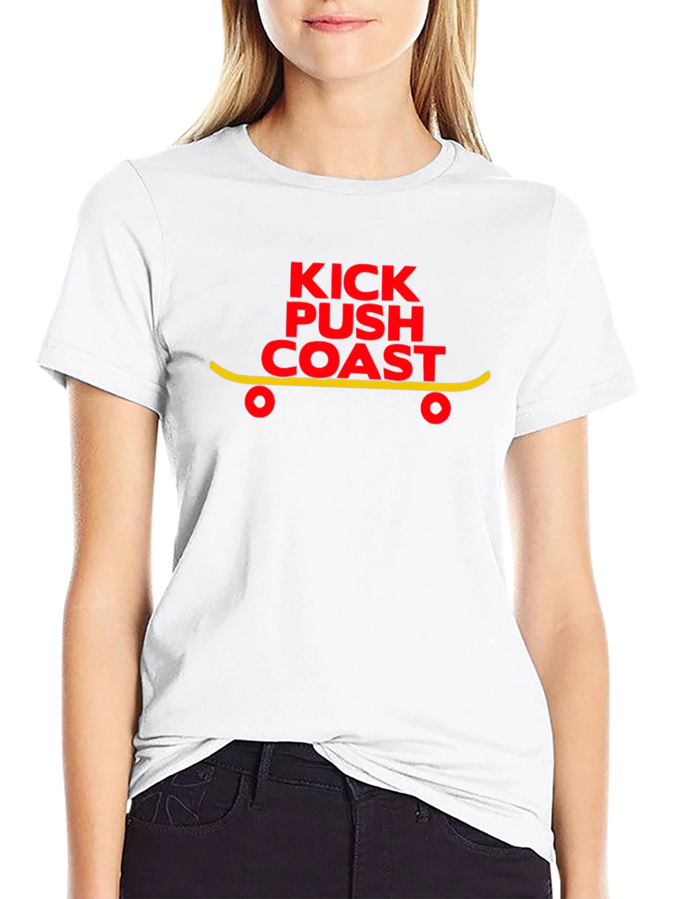 Kick Push Coast Graphic Tee - Black