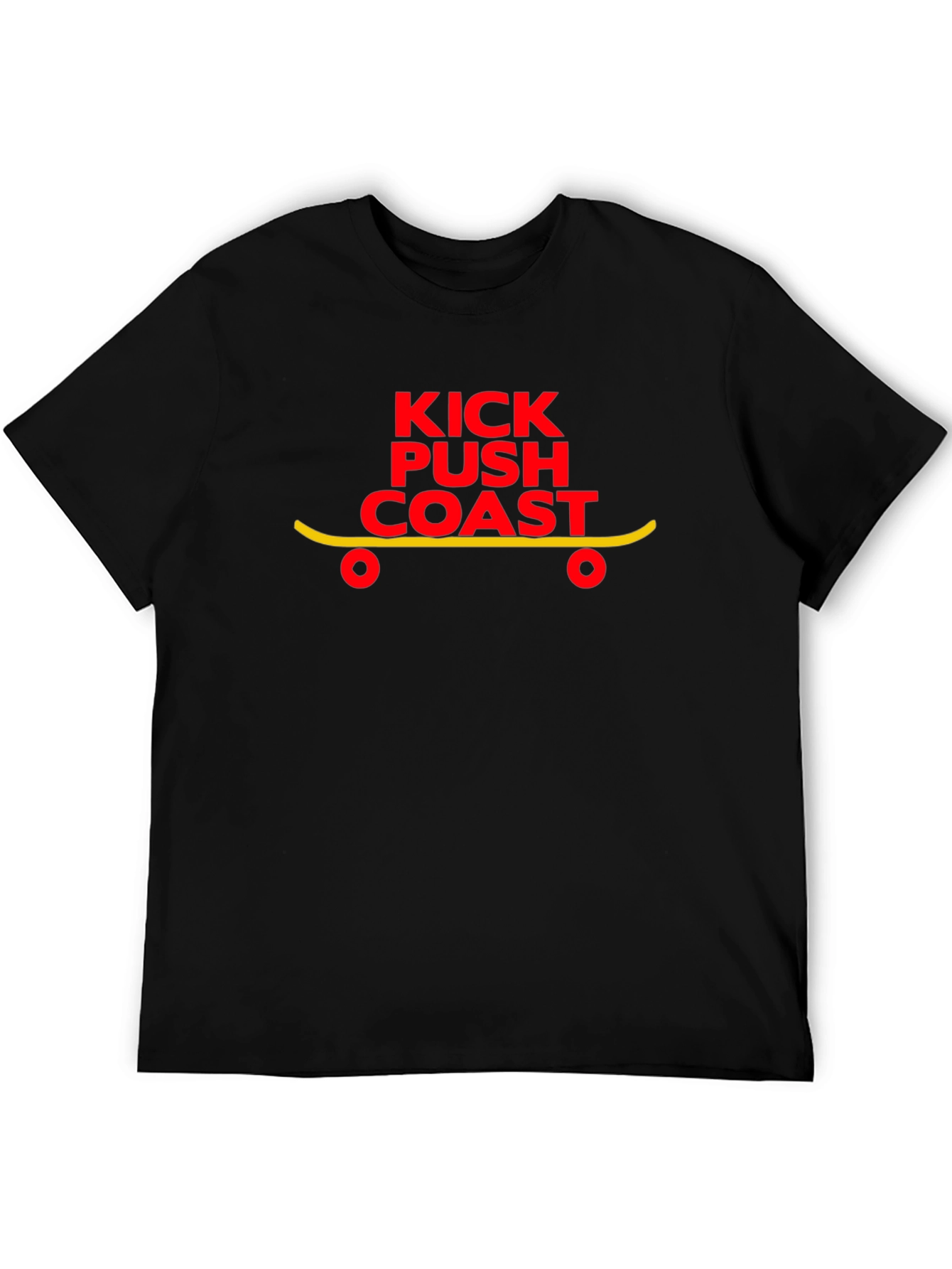 Kick Push Coast Graphic Tee - Black