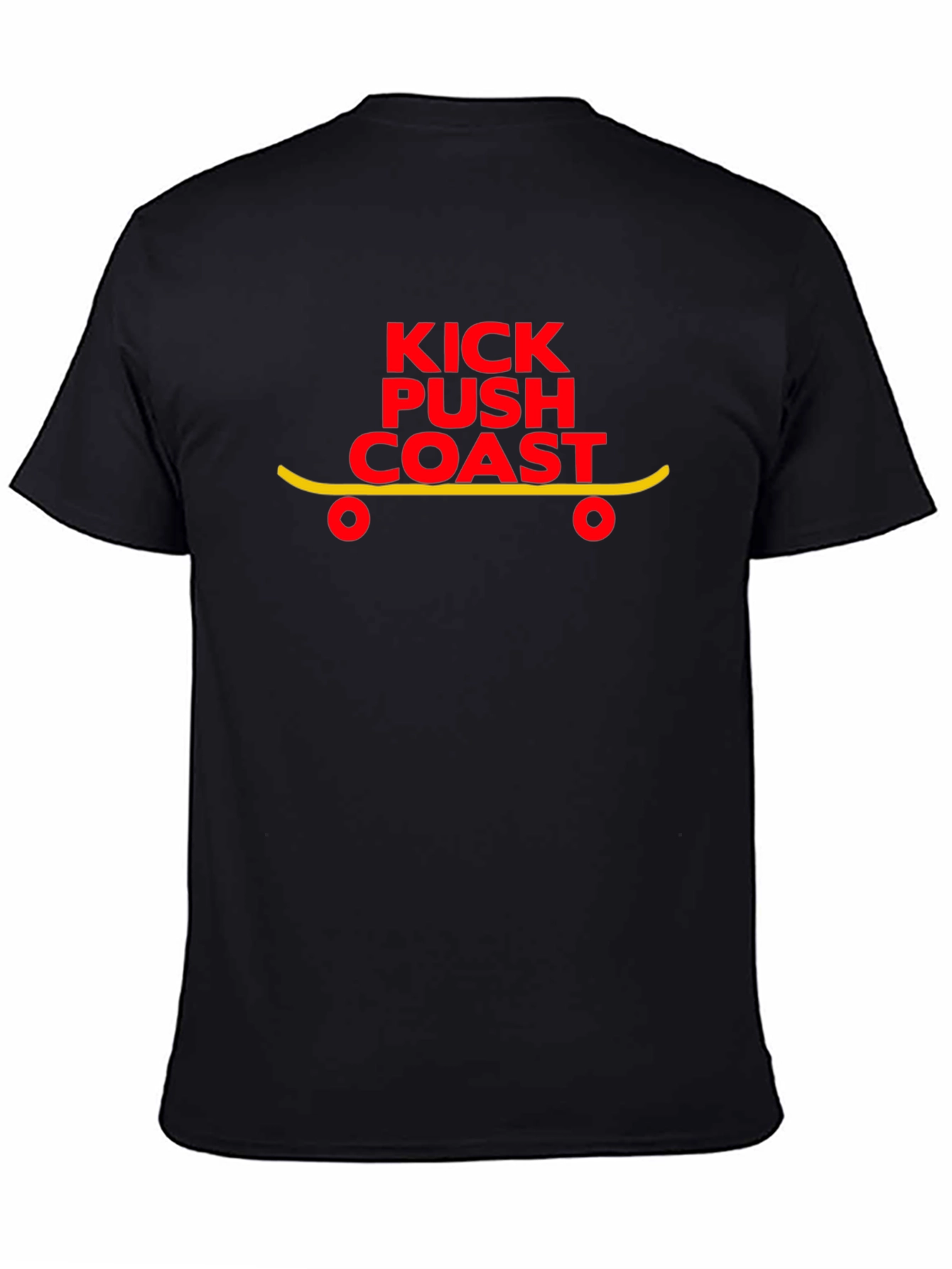 Kick Push Coast Graphic Tee - Black