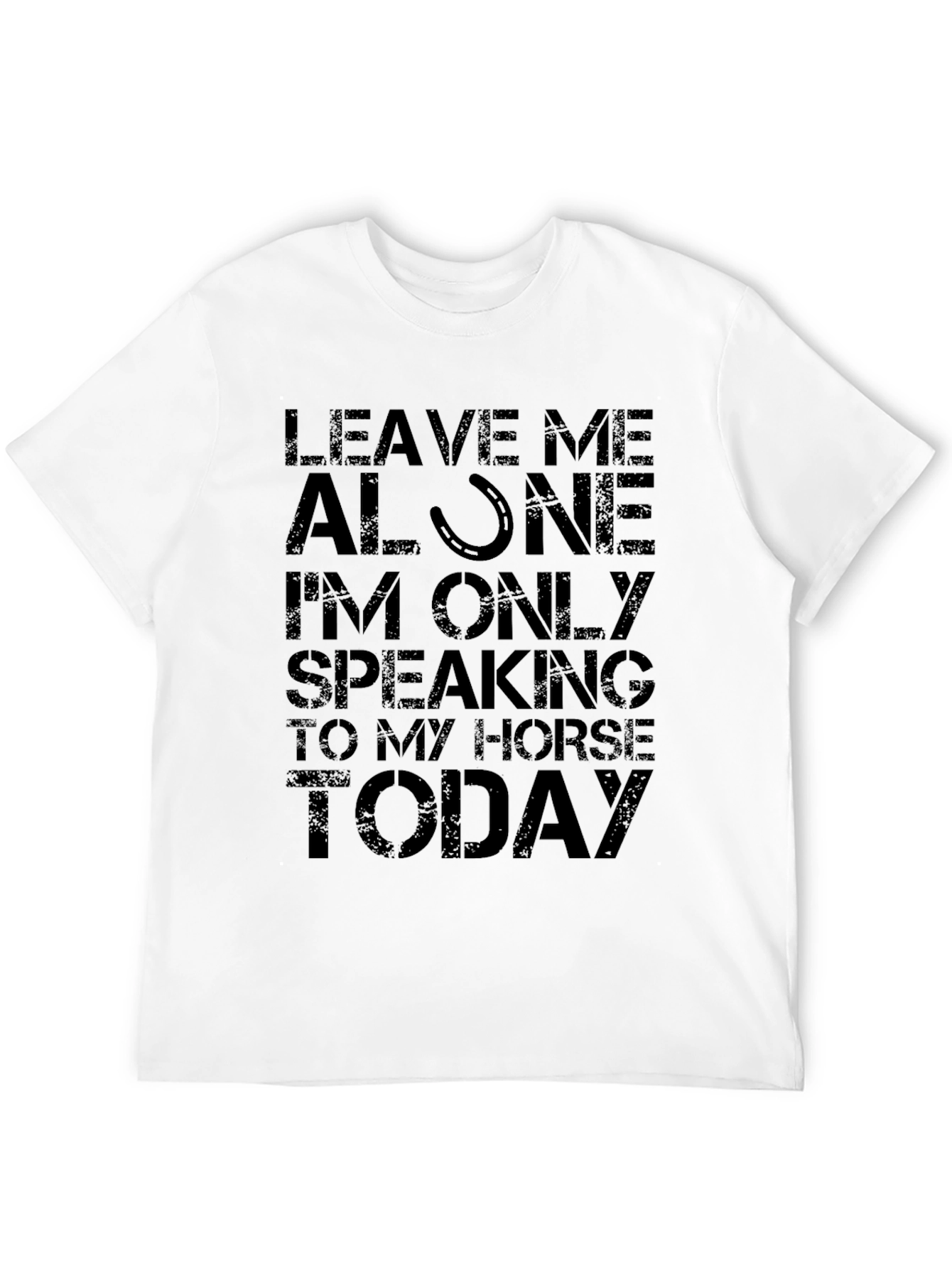 Horse Lover Graphic T-Shirt - Leave Me Alone