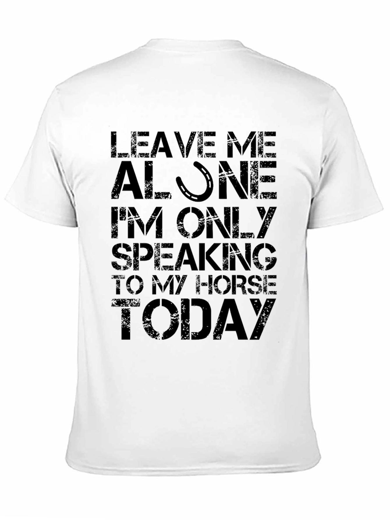 Horse Lover Graphic T-Shirt - Leave Me Alone