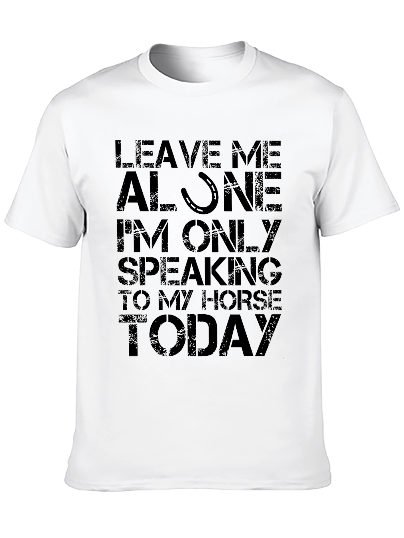 Horse Lover Graphic T-Shirt - Leave Me Alone