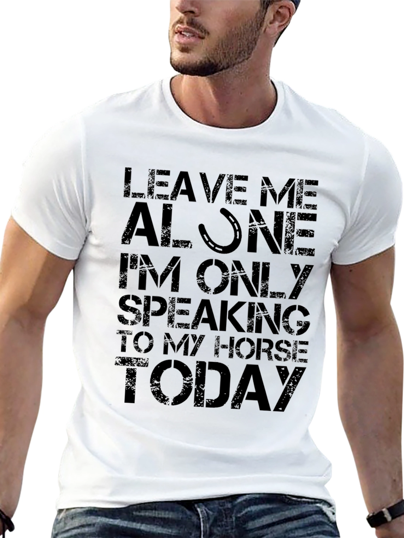 Horse Lover Graphic T-Shirt - Leave Me Alone