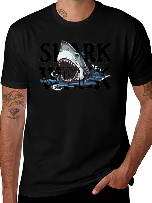 Shark Week Graphic Print Tee