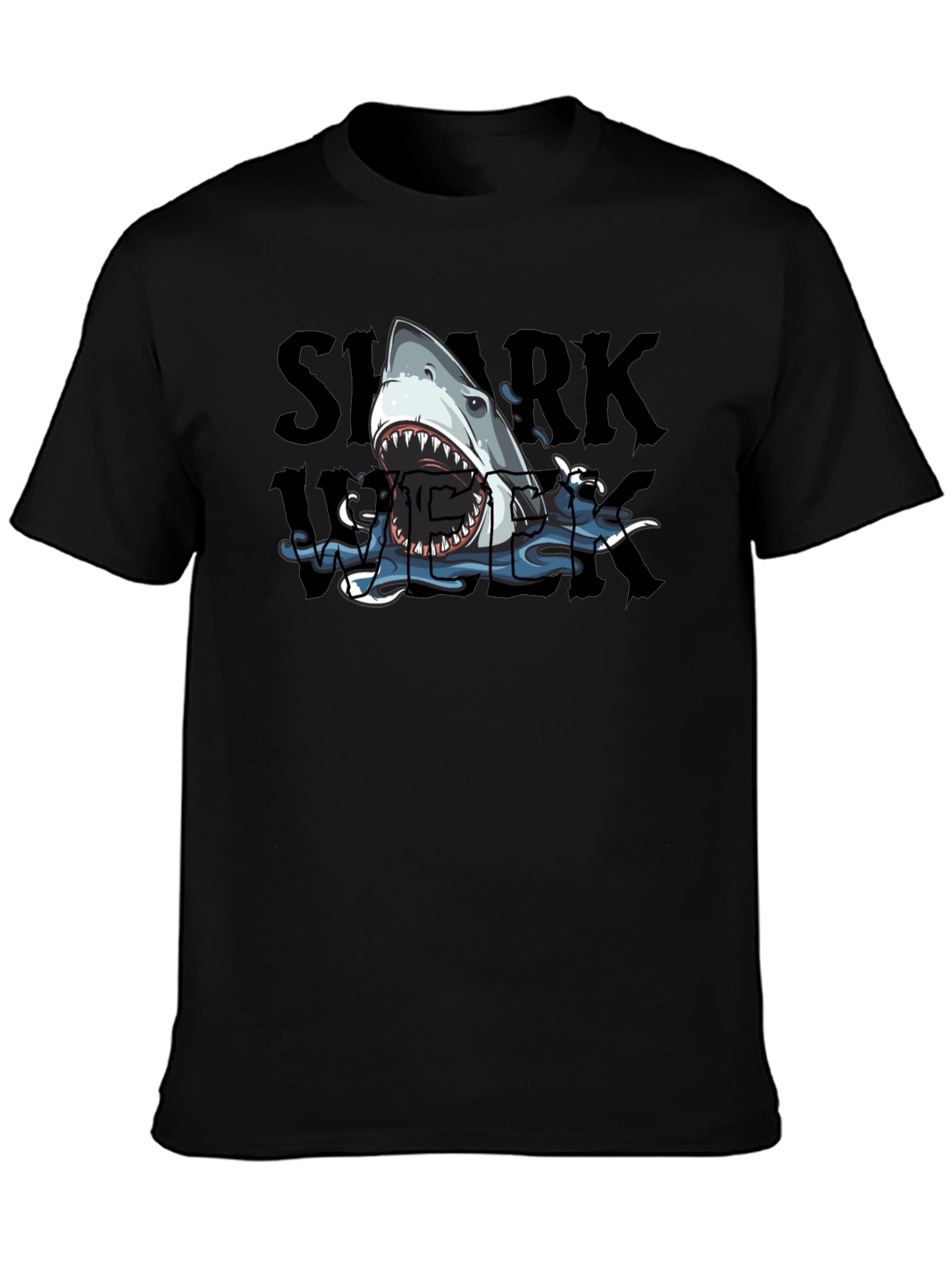 Shark Week Graphic Print Tee