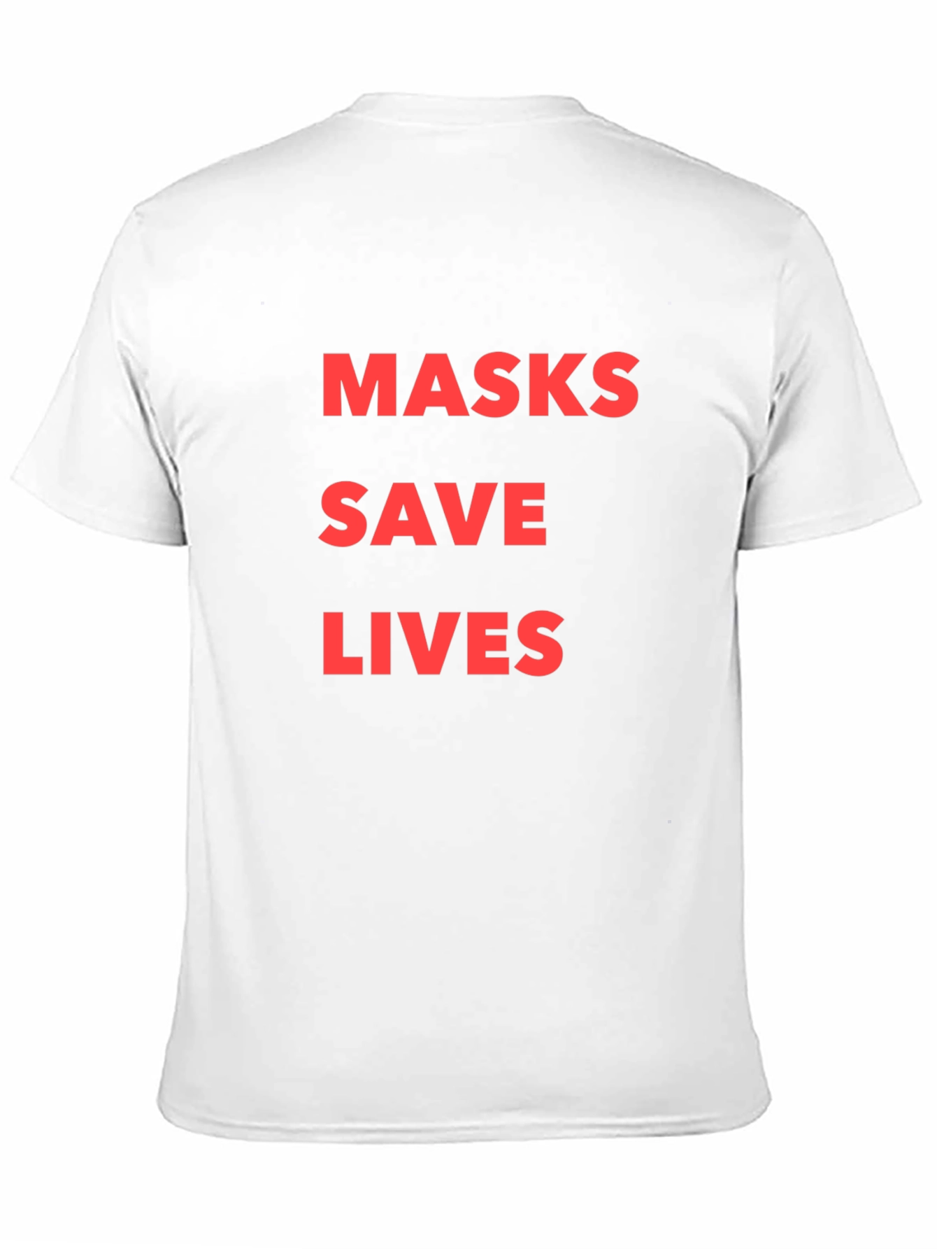 Masks Save Lives Black T-Shirt