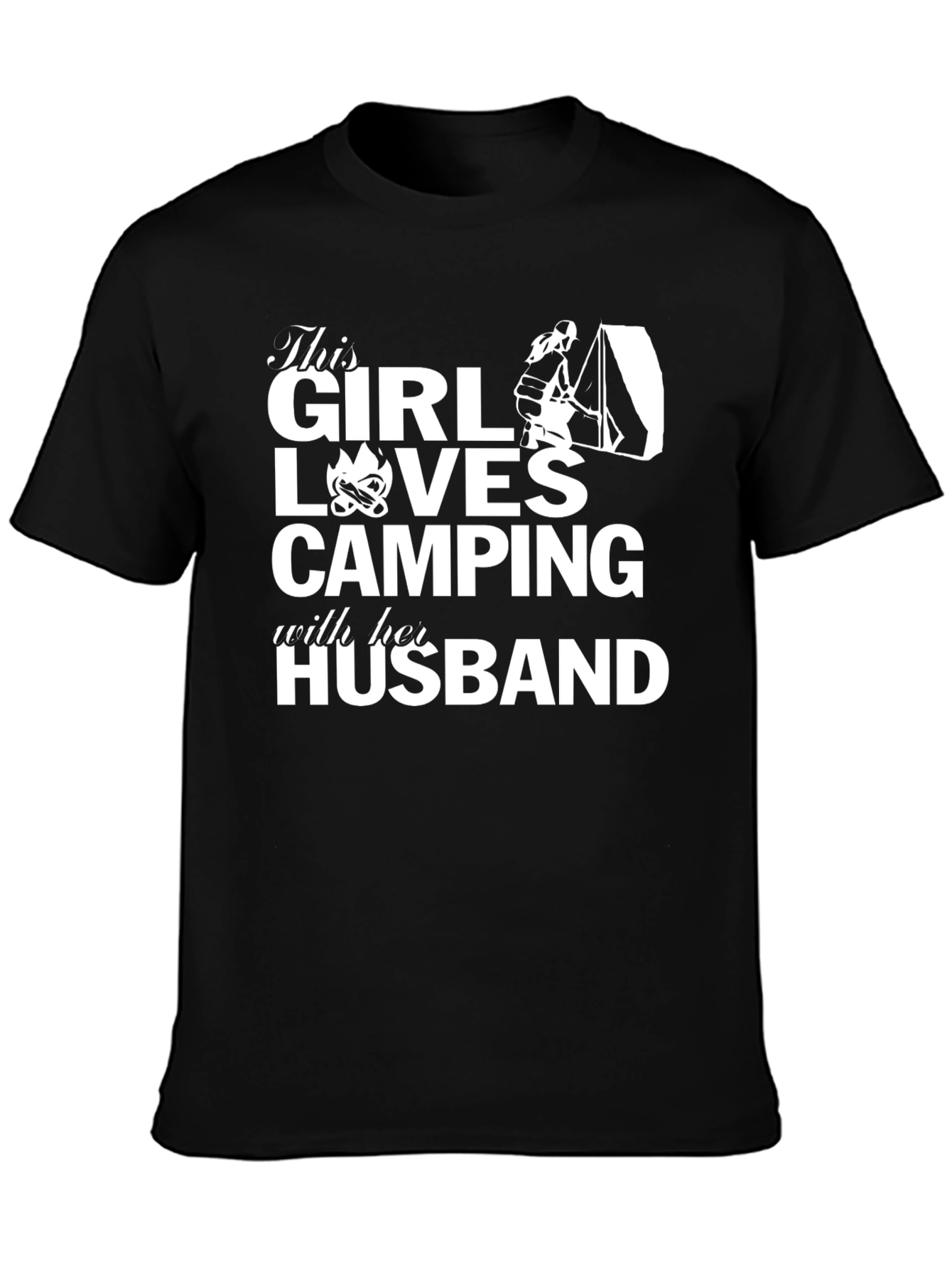 This Girl Loves Camping T-Shirt