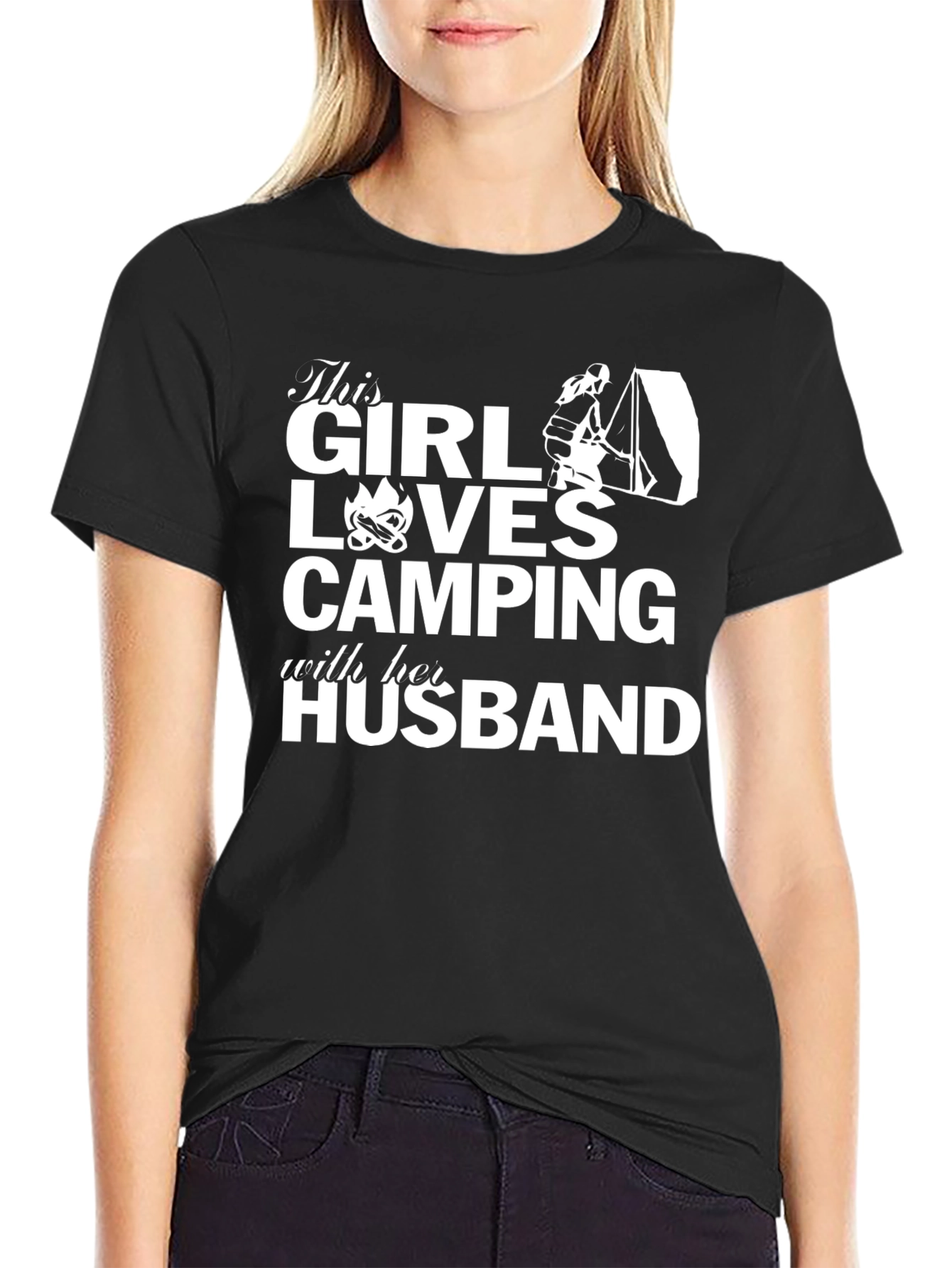 This Girl Loves Camping T-Shirt