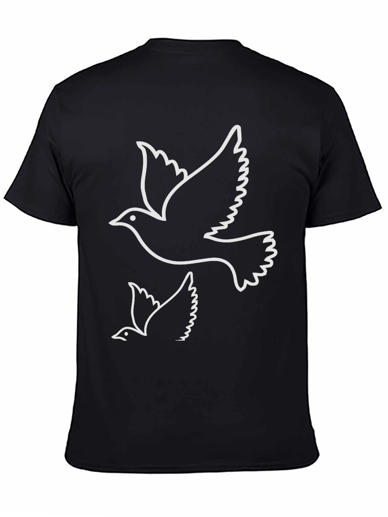 Dove Graphic Black T-Shirt
