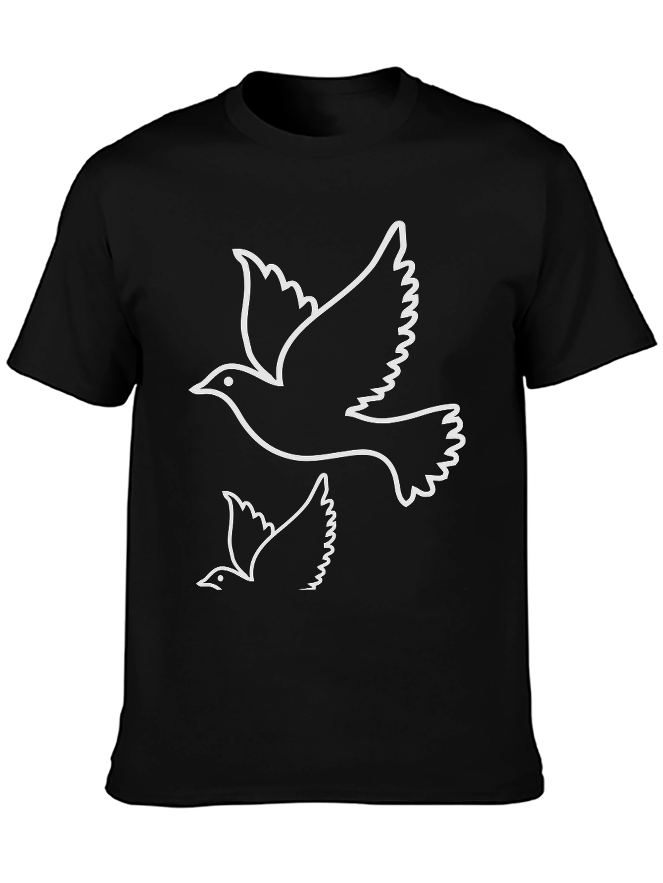 Dove Graphic Black T-Shirt