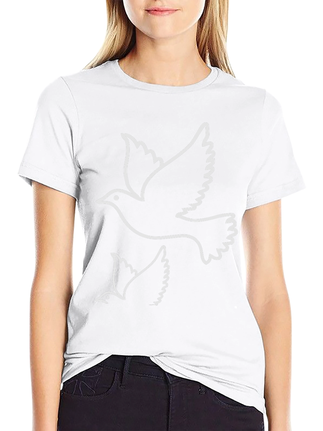 Dove Graphic Black T-Shirt