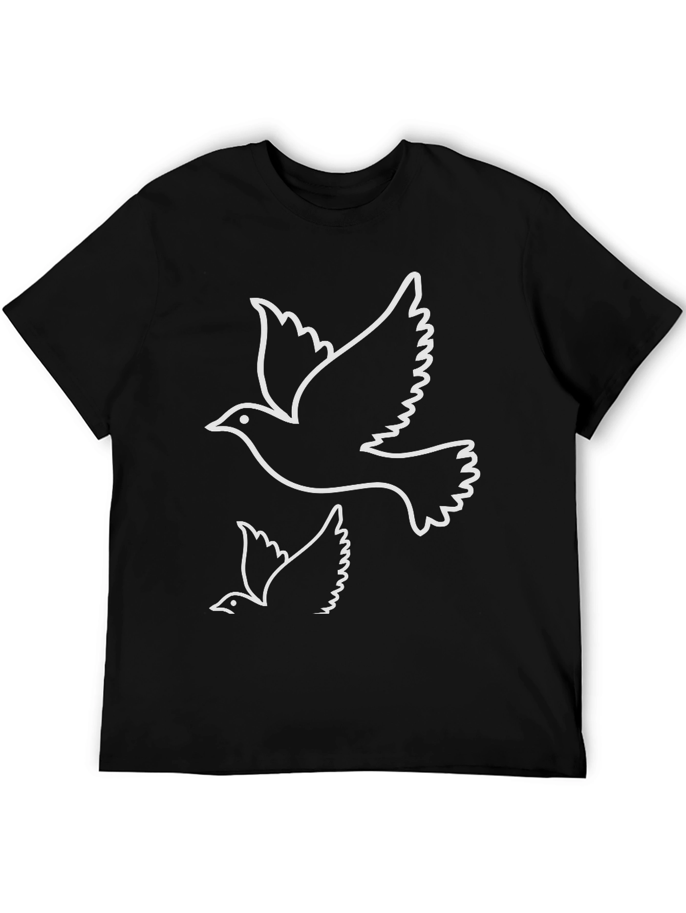 Dove Graphic Black T-Shirt