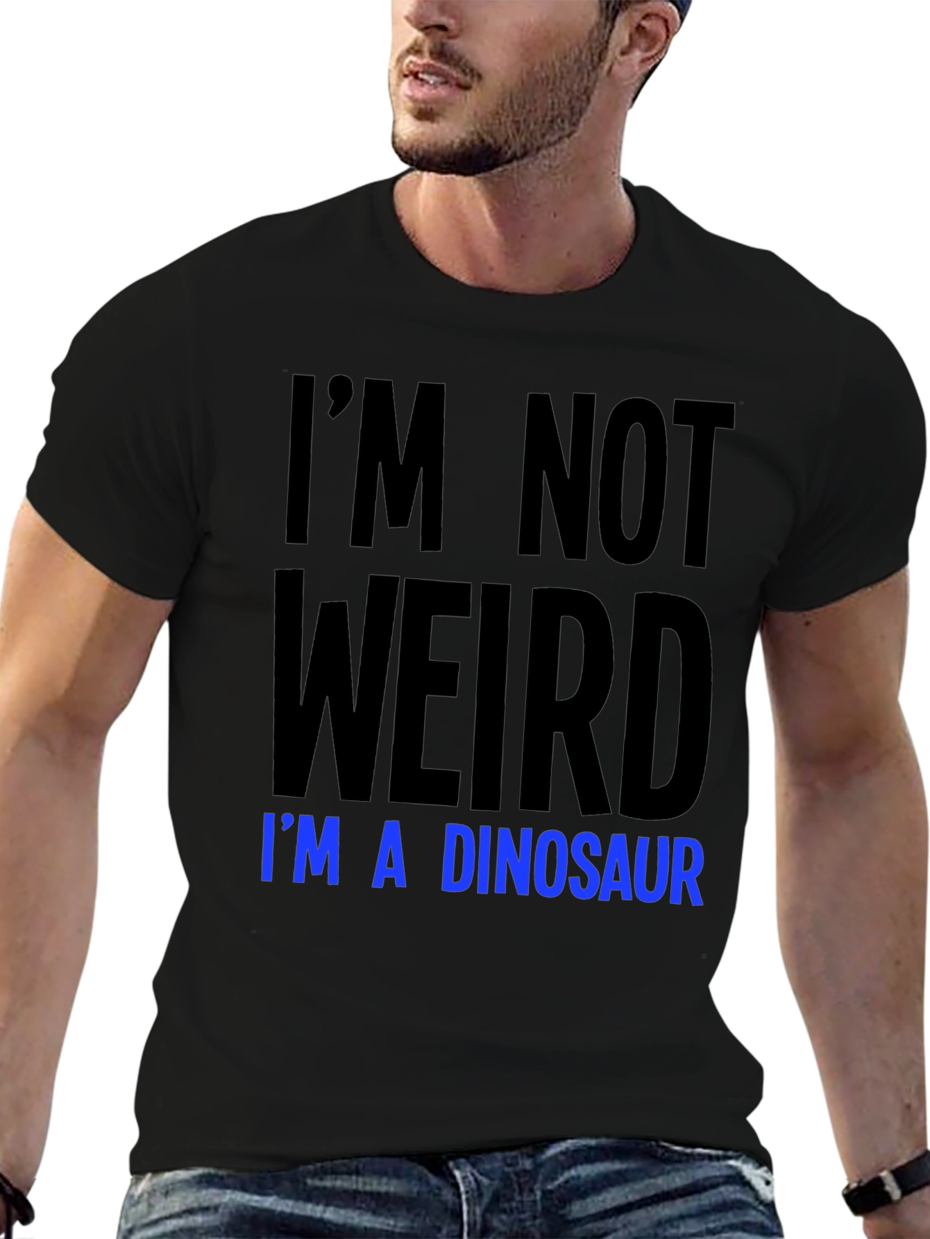 Im Not Weird Im A Dinosaur Graphic Tee