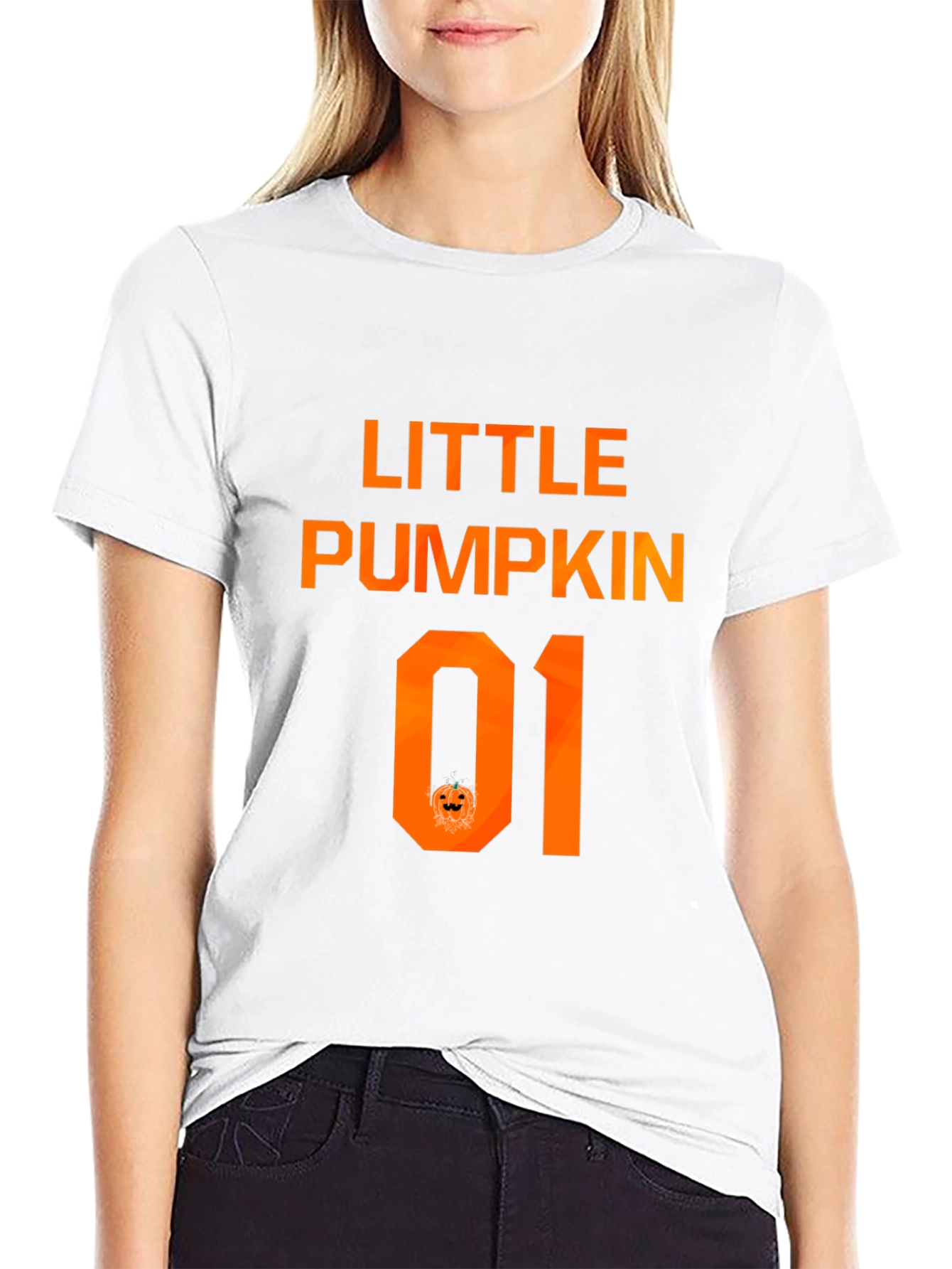 Little Pumpkin 01 Graphic T-Shirt - Halloween Tee