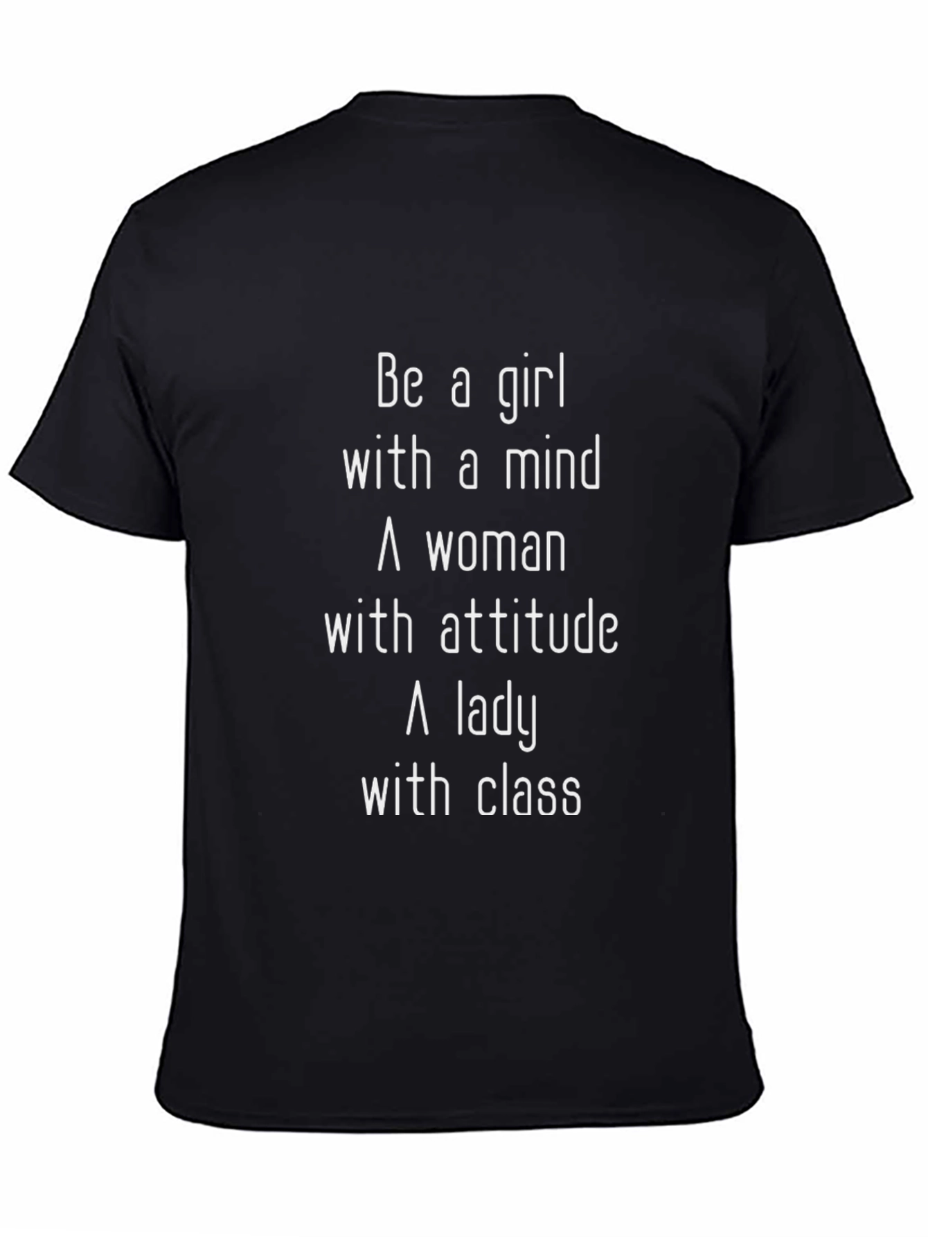 Mind Attitude Class Womens Graphic Tee