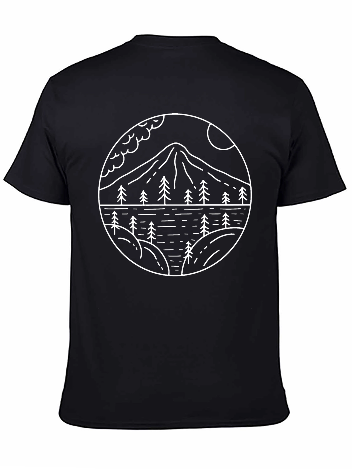 Mountain Landscape Graphic Tee - Nature Lovers Shirt