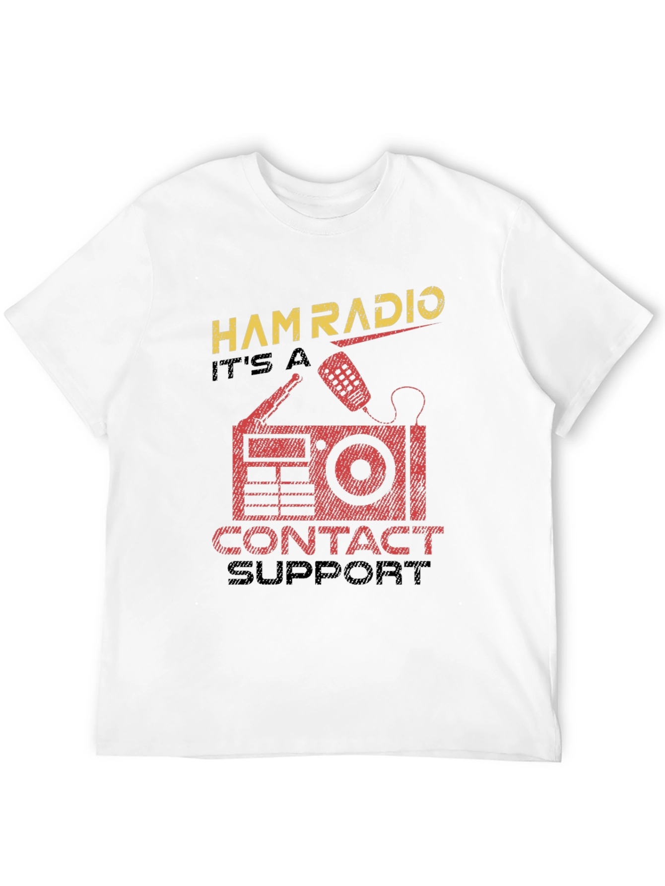 Ham Radio Contact Support Graphic Tee