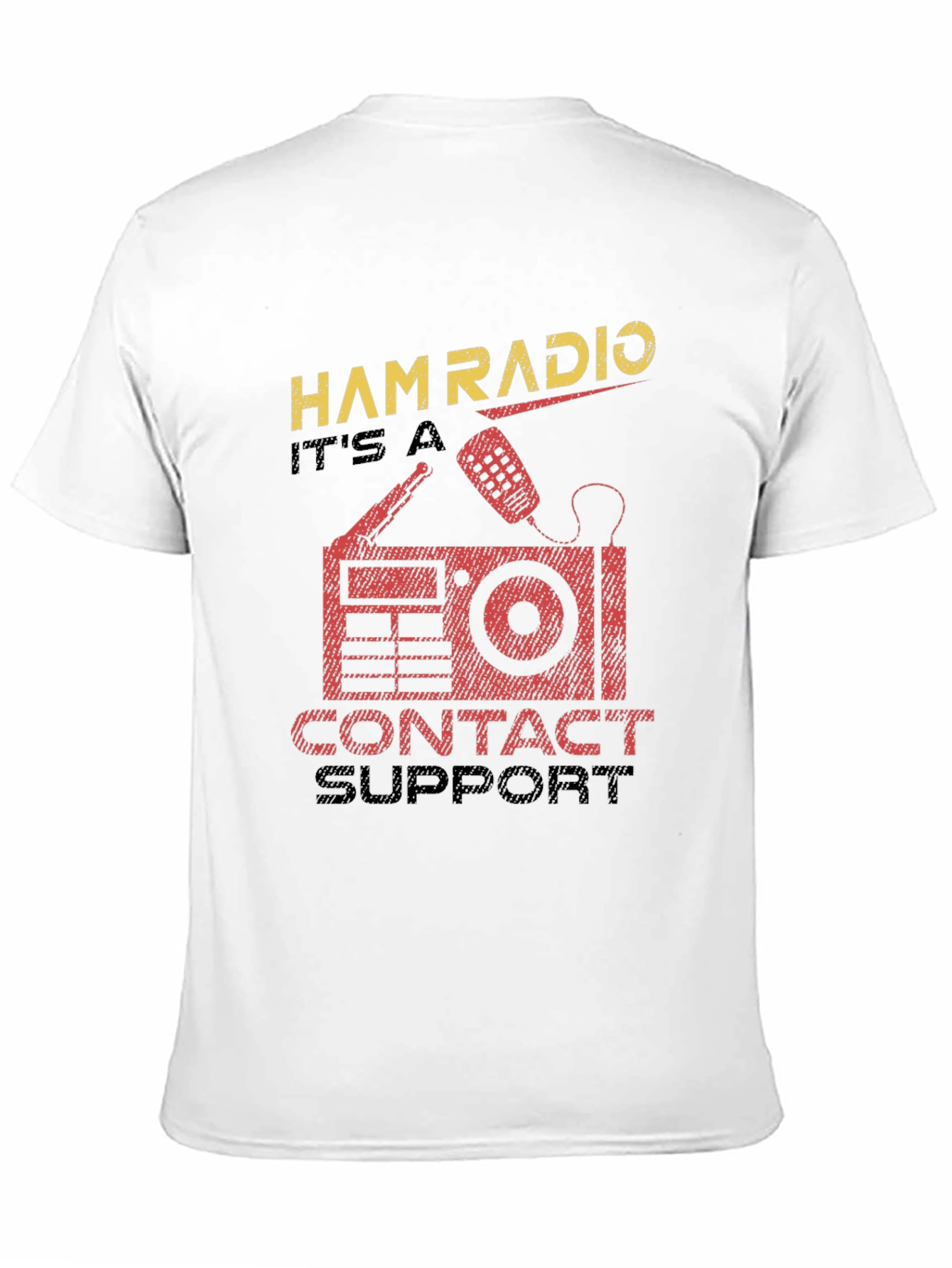 Ham Radio Contact Support Graphic Tee