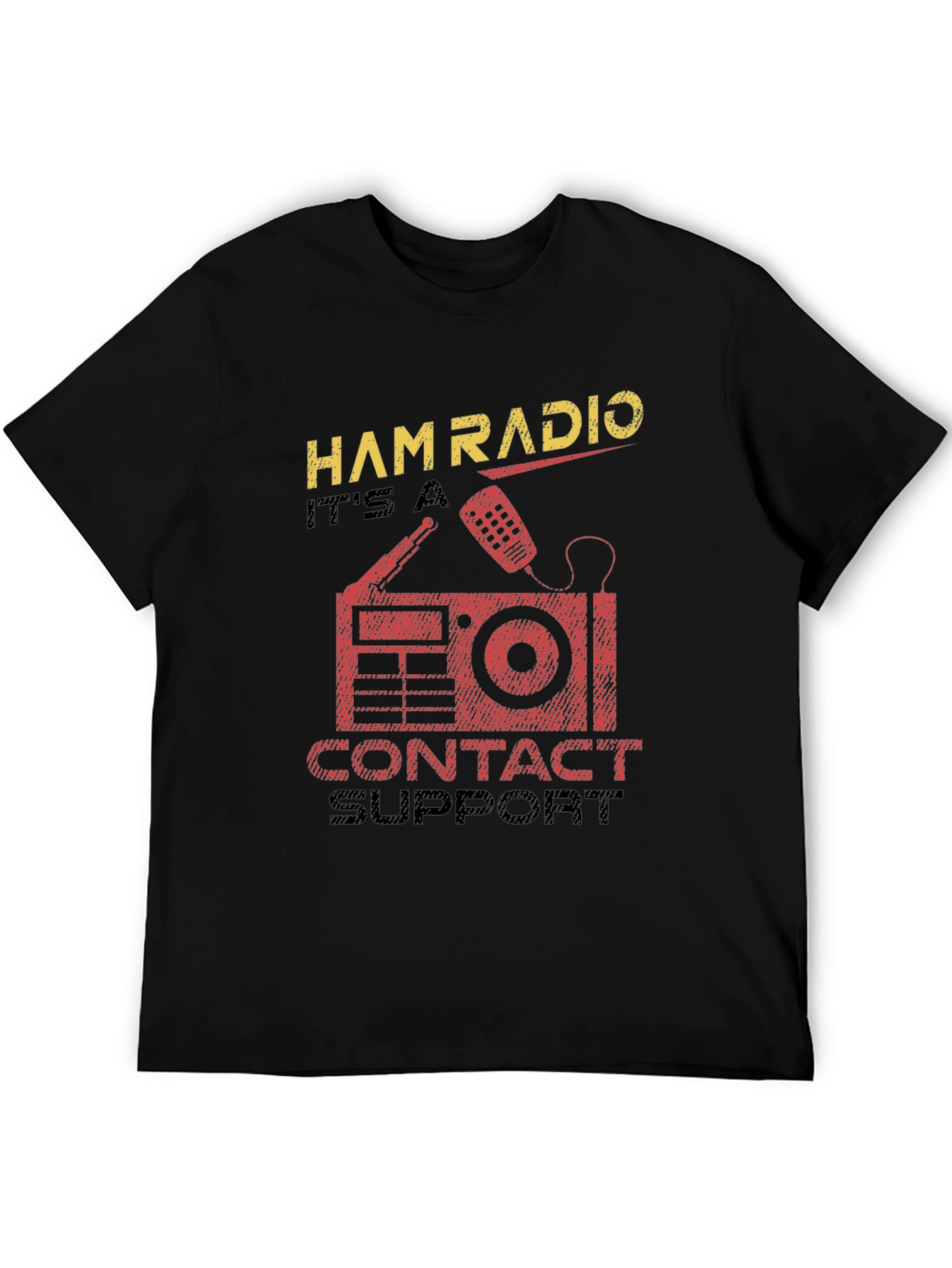 Ham Radio Contact Support Graphic Tee