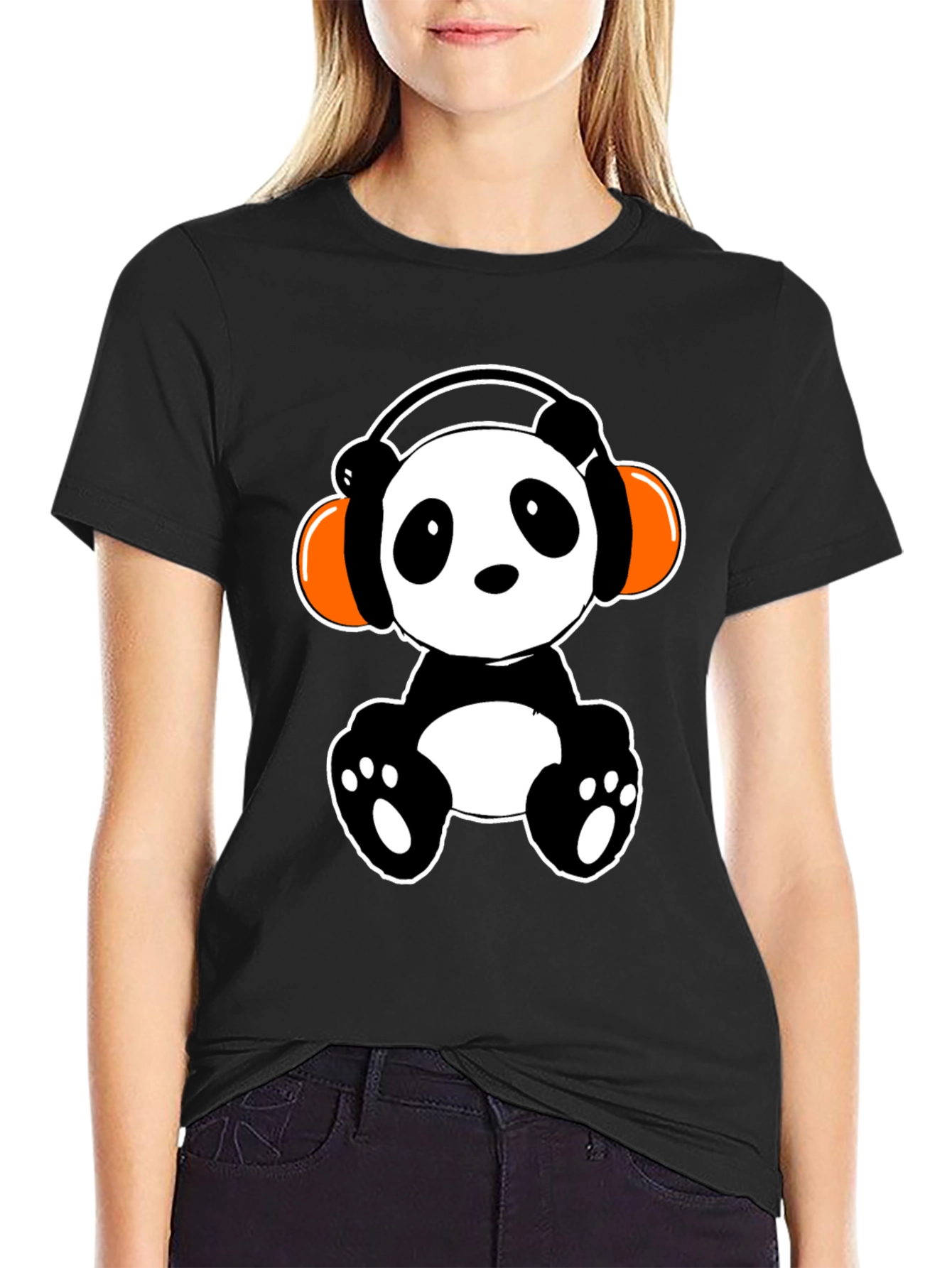 Panda DJ T-Shirt - Cute Graphic Tee