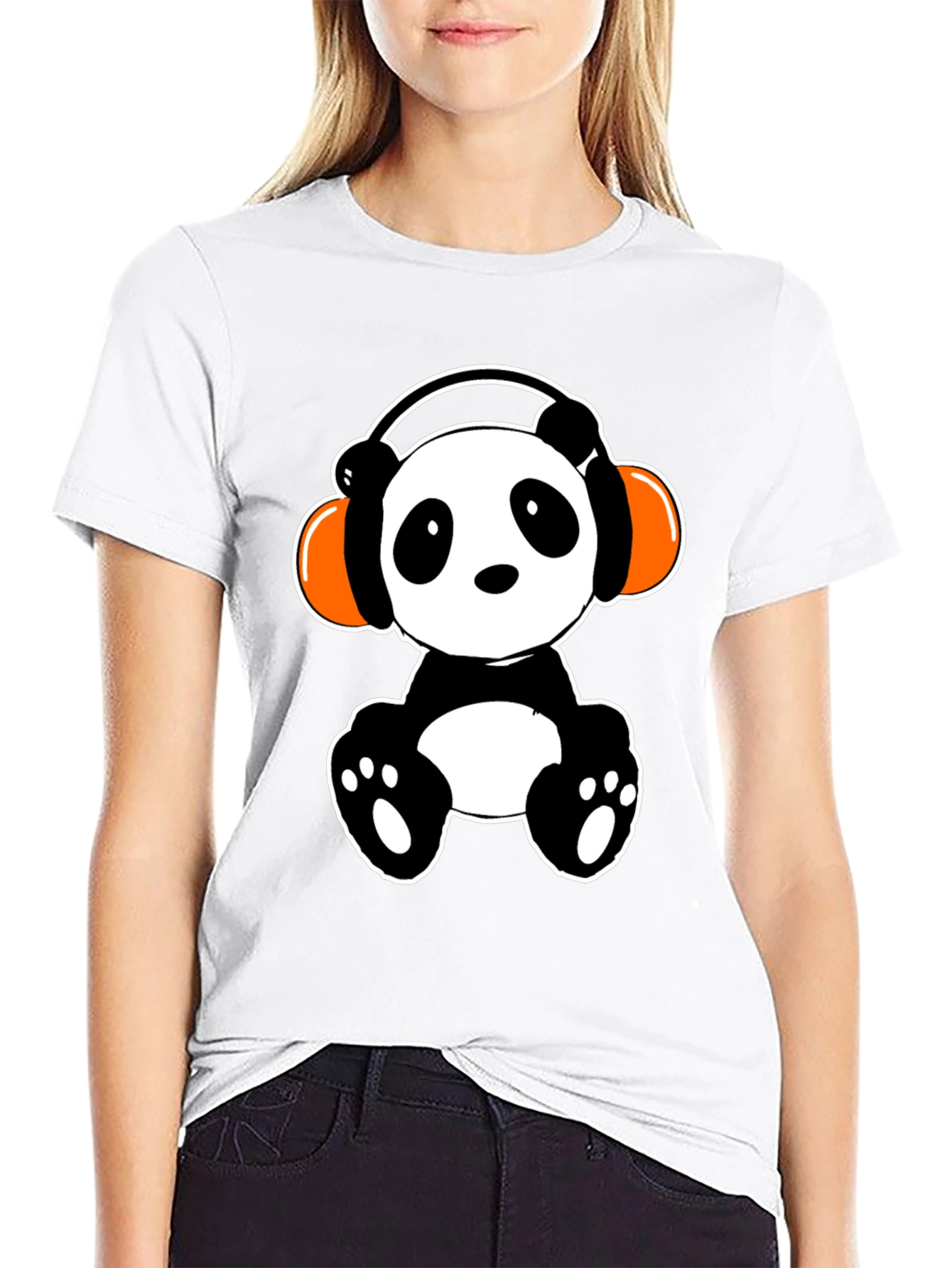 Panda DJ T-Shirt - Cute Graphic Tee