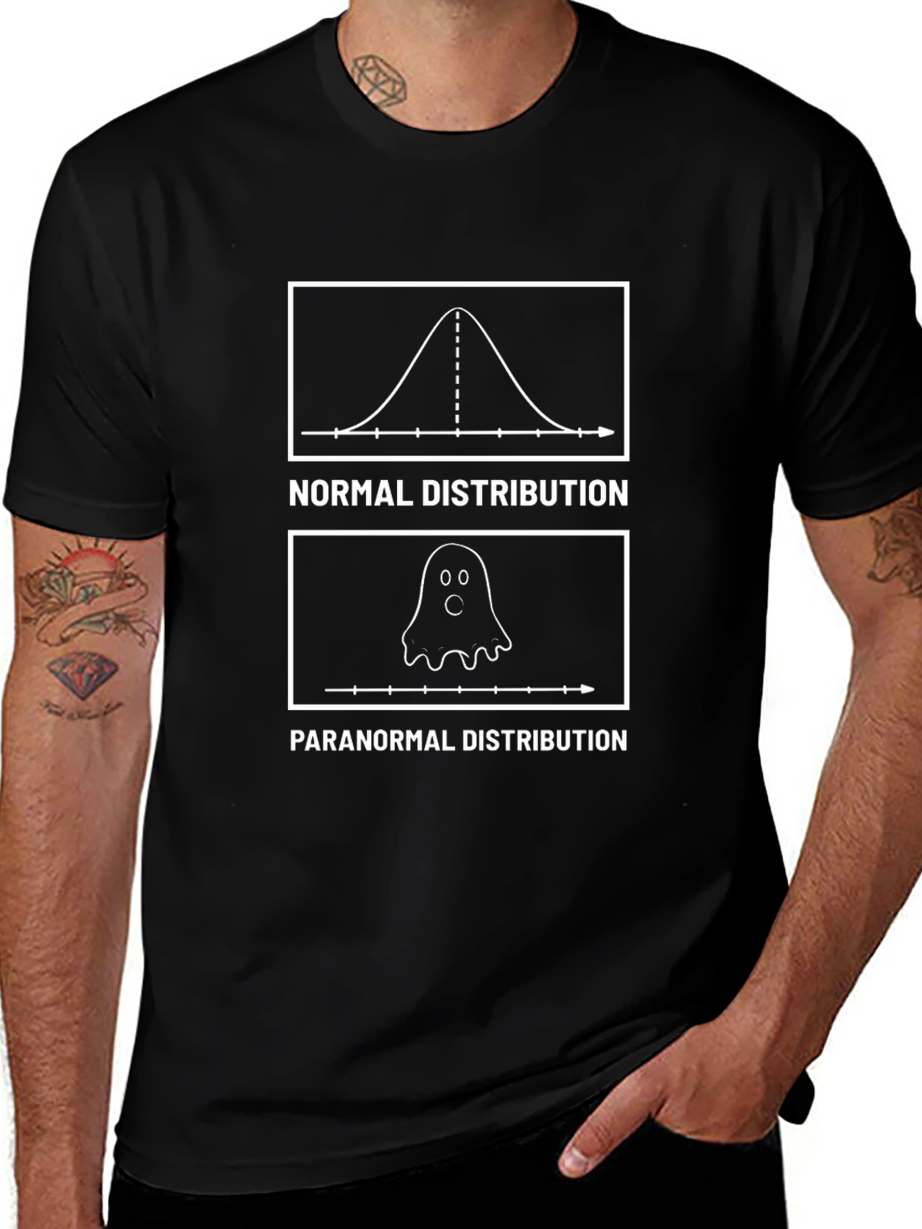 Normal vs. Paranormal Distribution Funny T-Shirt