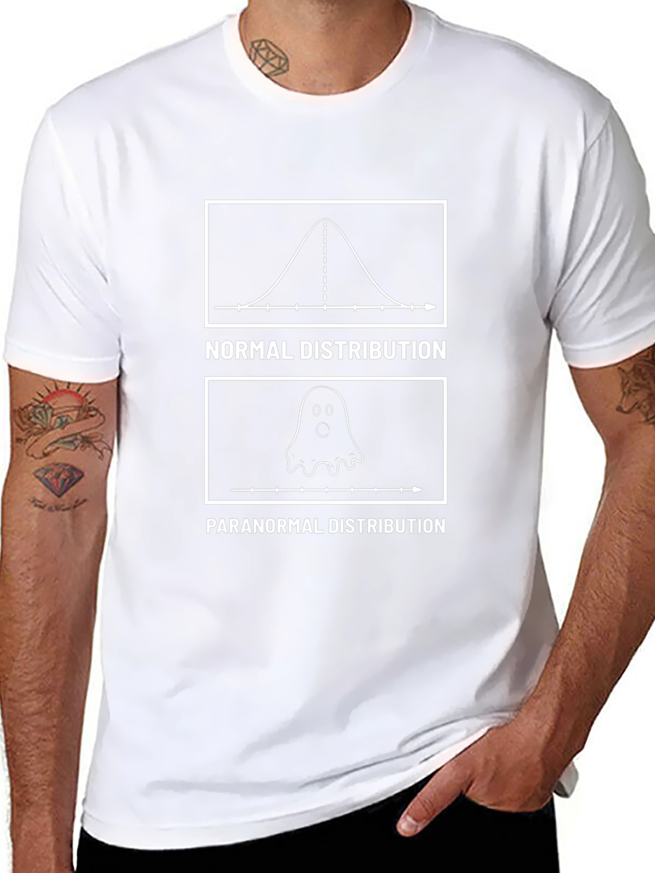 Normal vs. Paranormal Distribution Funny T-Shirt