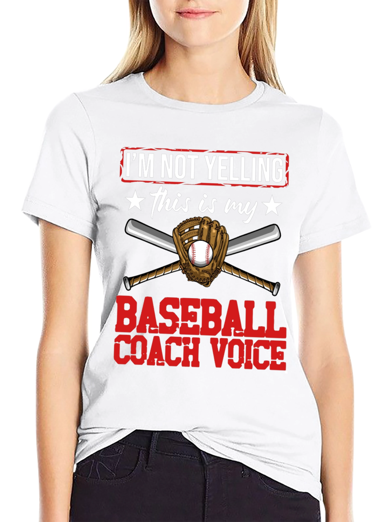 Baseball Coach Voice T-Shirt - Funny Graphic Tee