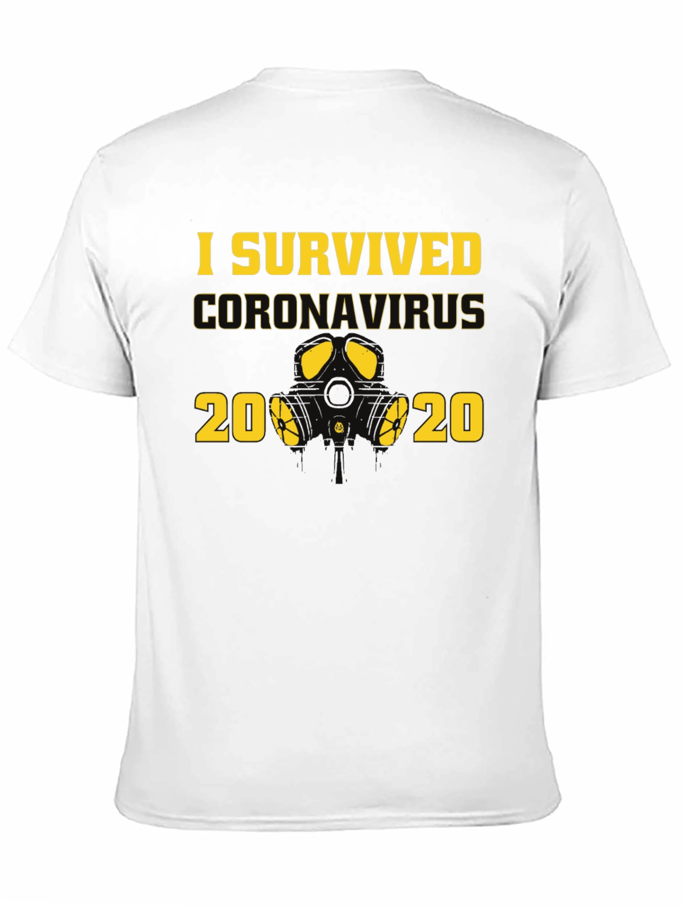I Survived Coronavirus 2020 Black T-Shirt