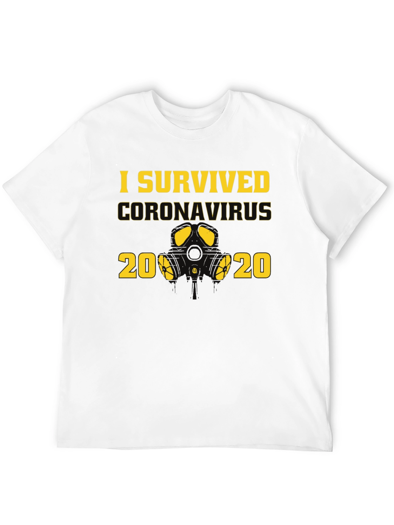I Survived Coronavirus 2020 Black T-Shirt