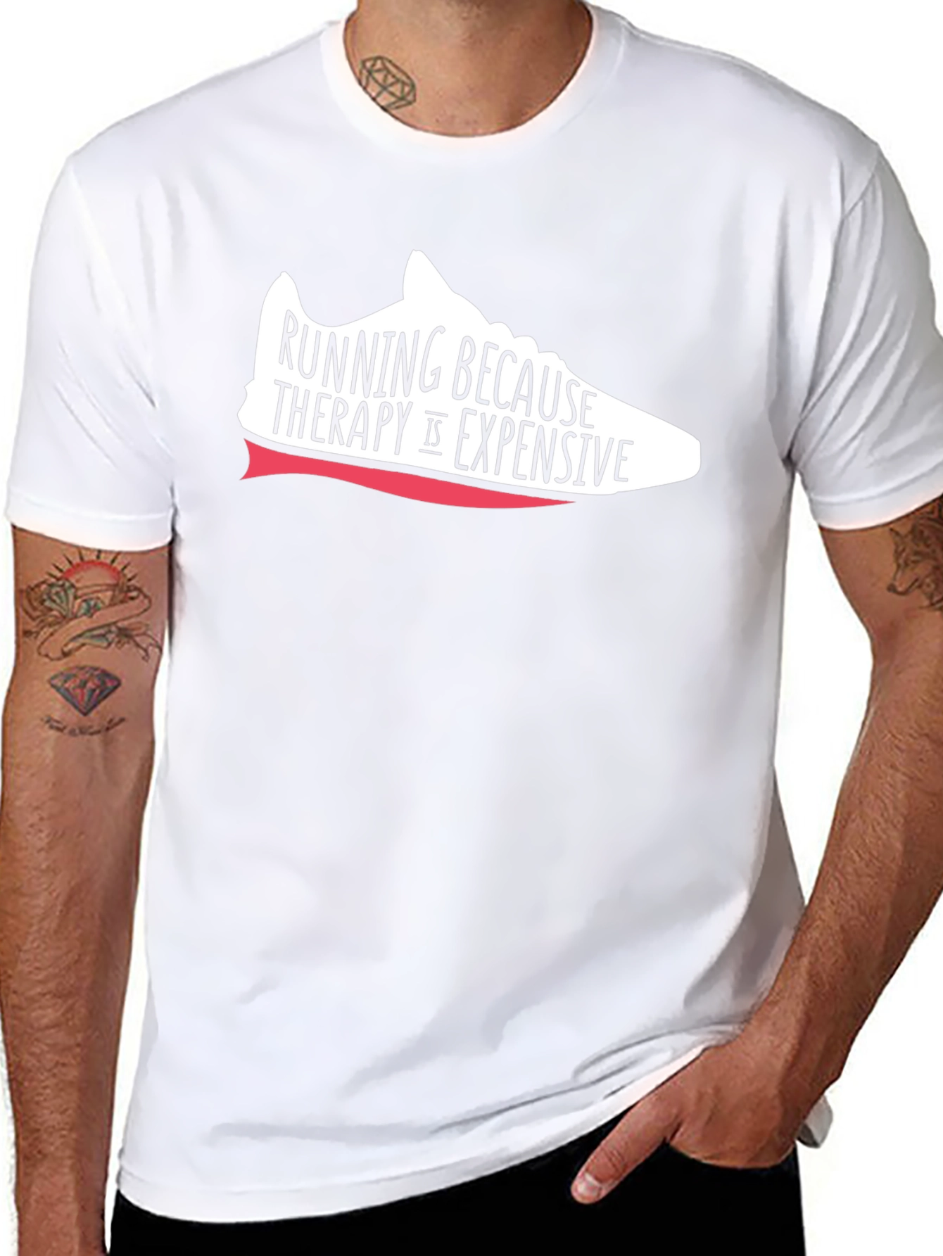Running Therapy T-Shirt - Black