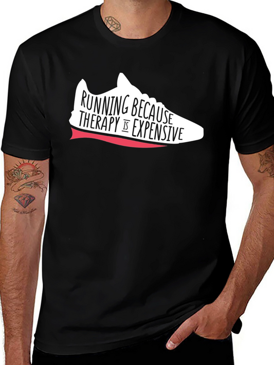 Running Therapy T-Shirt - Black