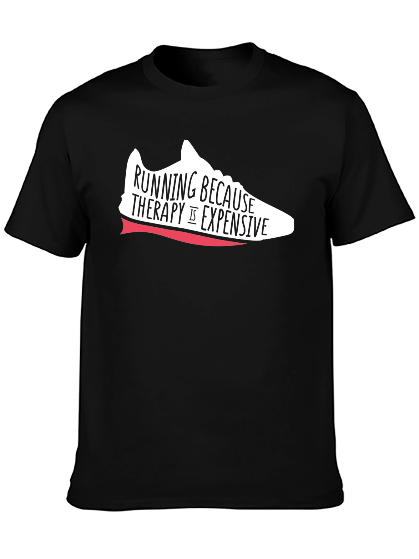 Running Therapy T-Shirt - Black