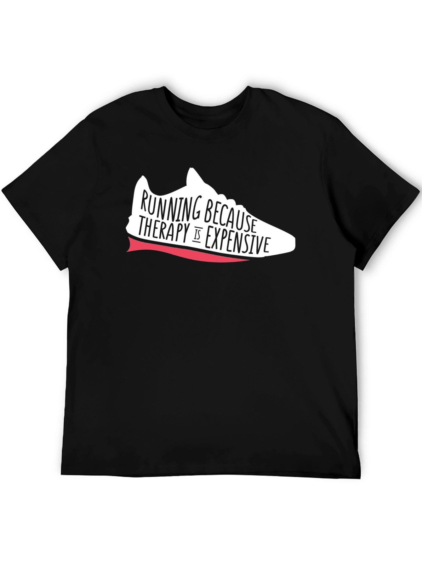 Running Therapy T-Shirt - Black