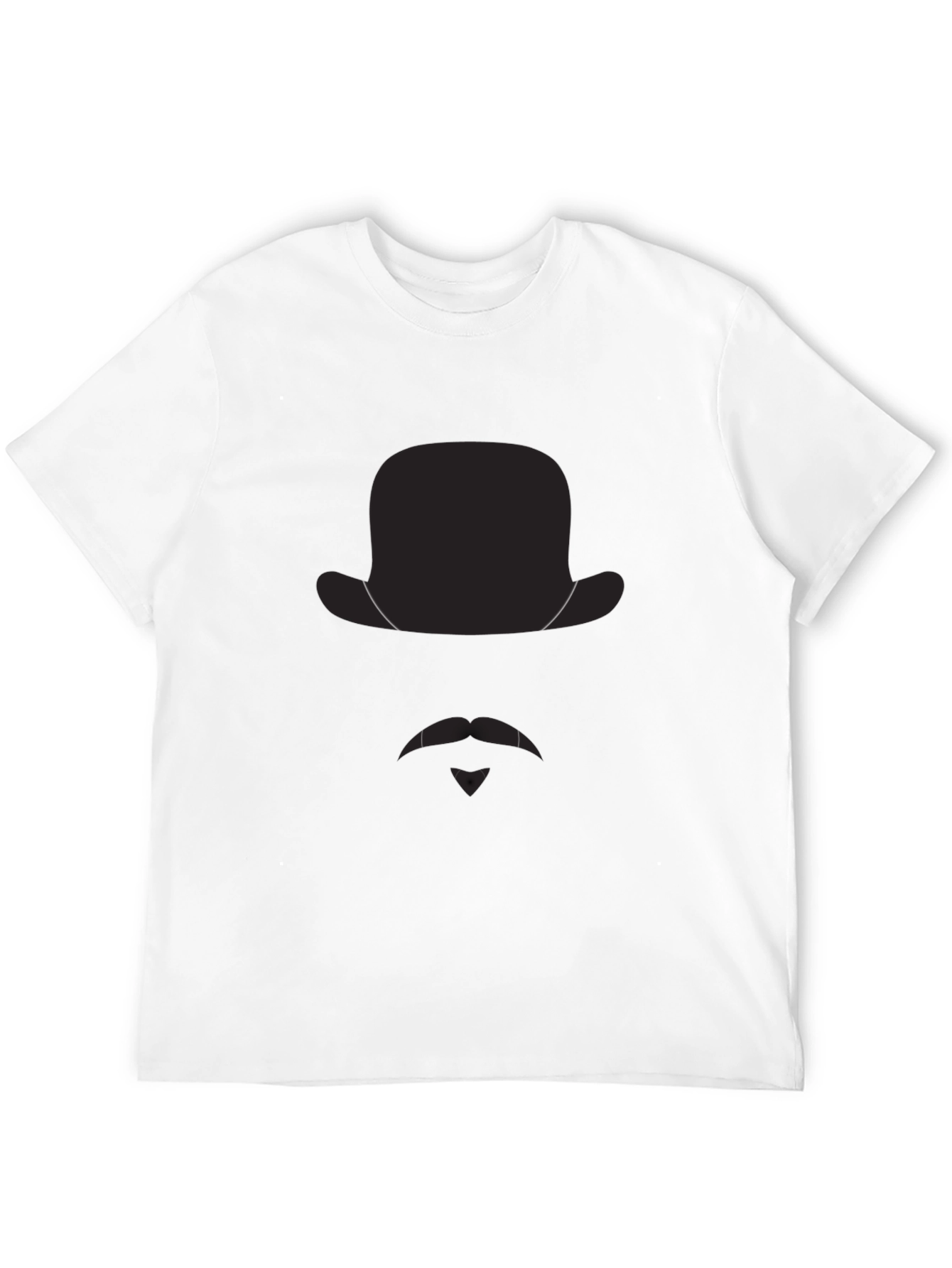 Gentleman Graphic Tee - Hat & Mustache