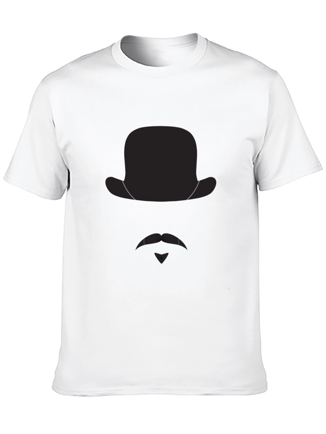 Gentleman Graphic Tee - Hat & Mustache