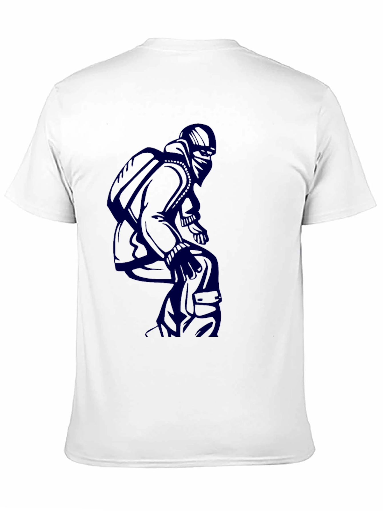 Urban Style Graphic Tee - Black