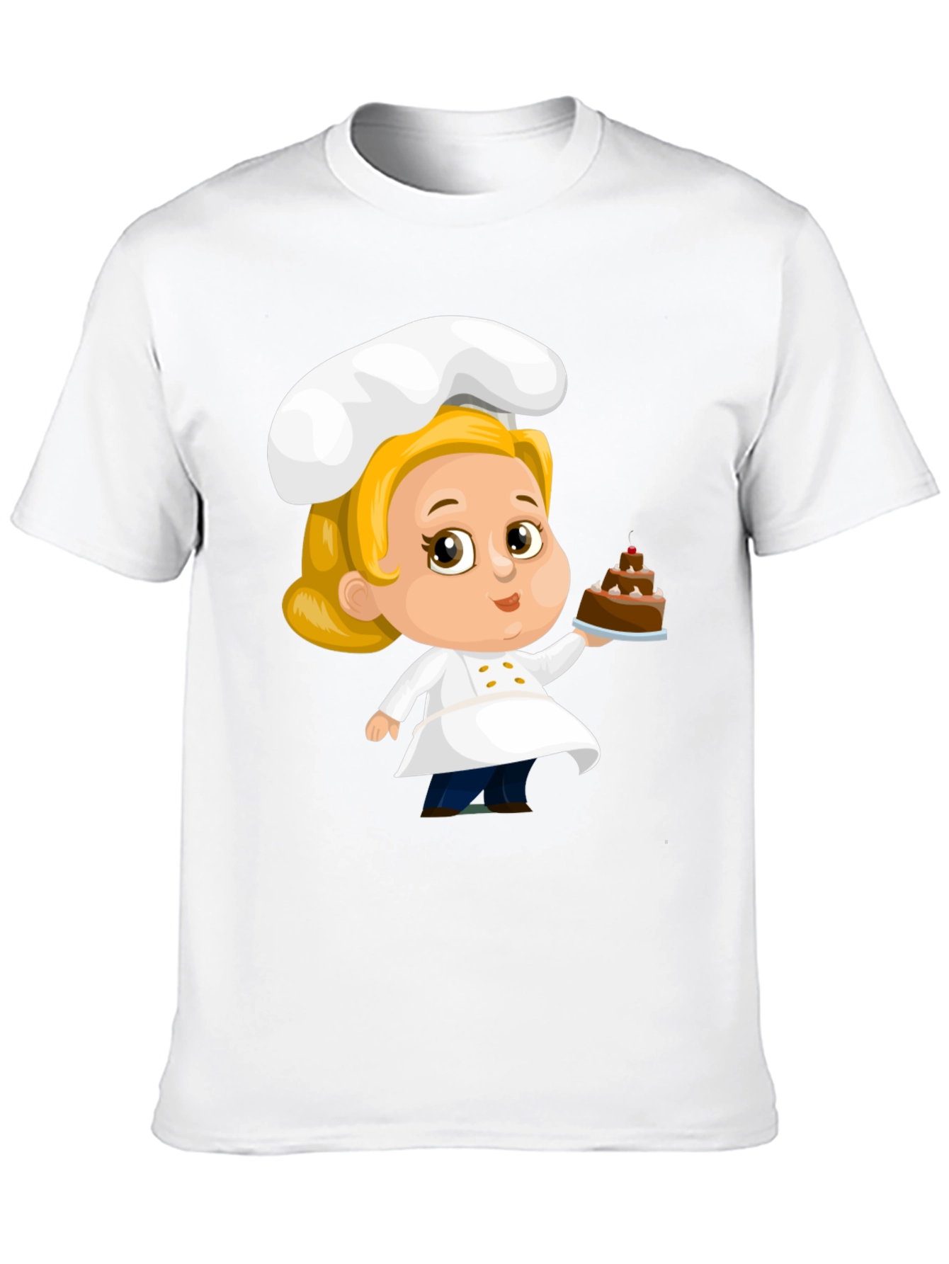 Chef Cartoon Graphic T-Shirt