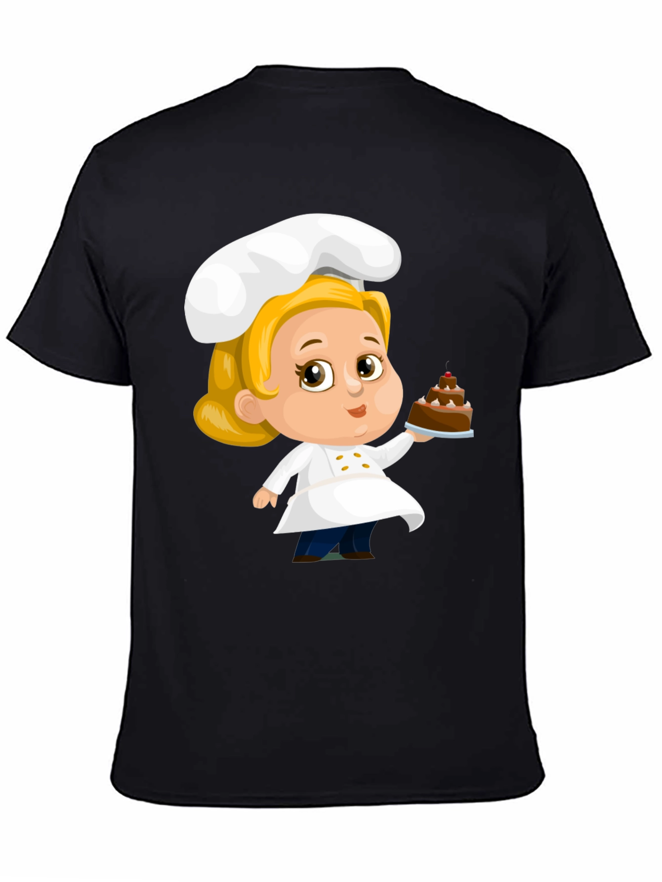 Chef Cartoon Graphic T-Shirt