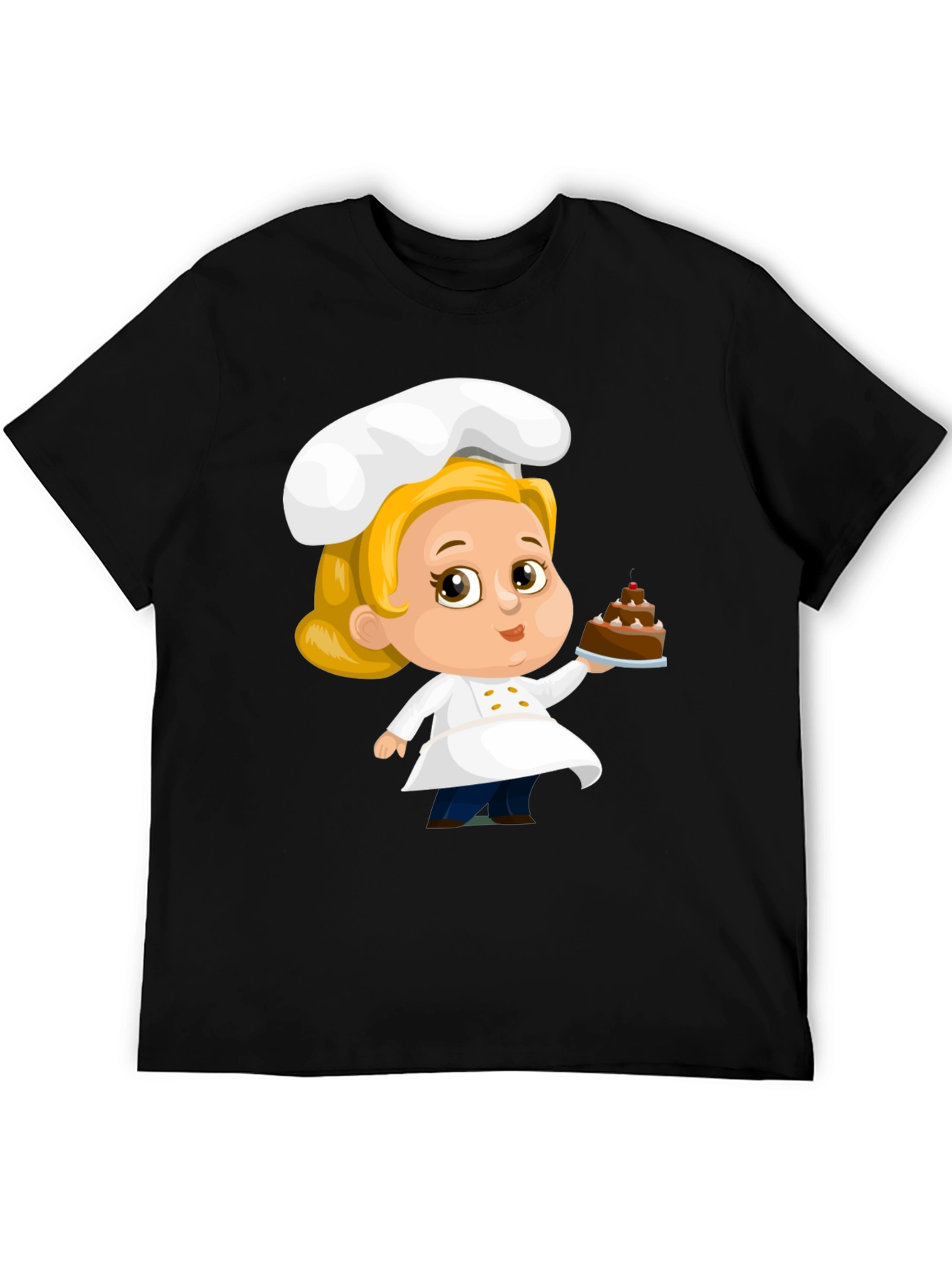 Chef Cartoon Graphic T-Shirt